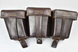 WW1 German G98 ammunition pouch by Saxonia 1918