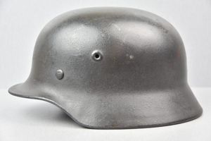 M40 Heer/Waffen-SS no decal steel helmet Q66 1944