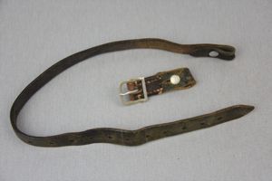 German leather helmet chin strap 1938