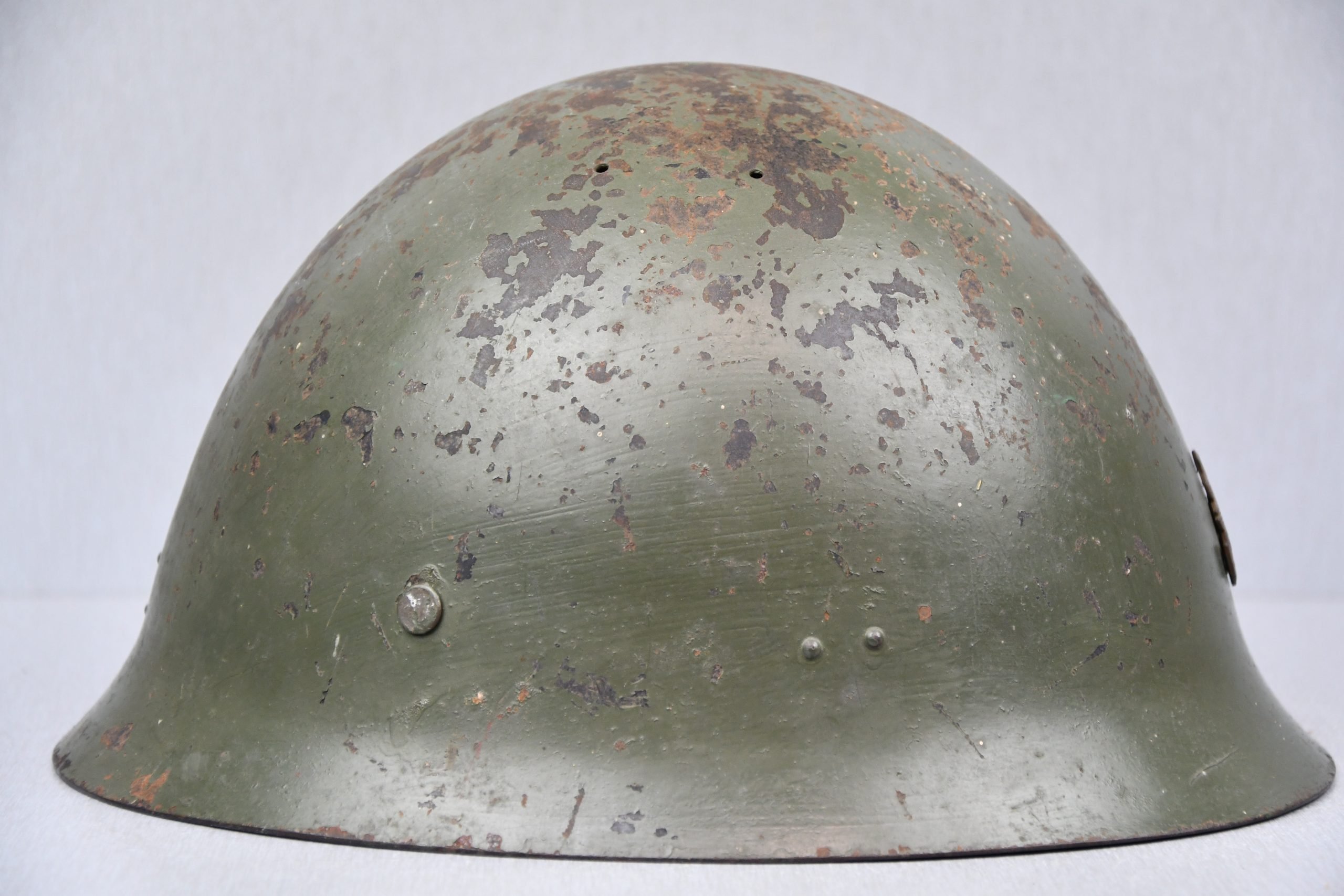 RARE WW2 Type 90 Japanese imperial navy landing forces steel helmet — image 6