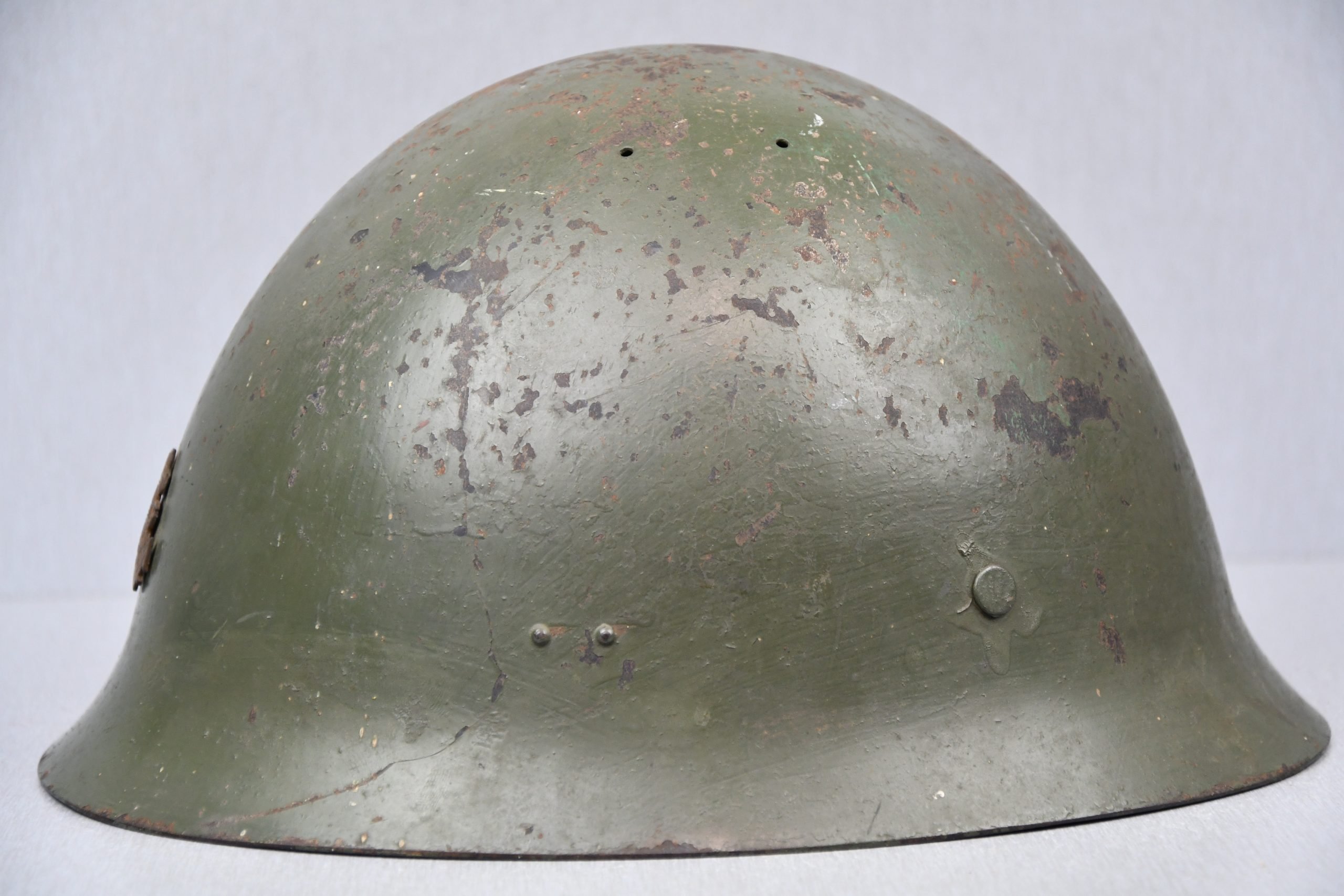 RARE WW2 Type 90 Japanese imperial navy landing forces steel helmet — image 8