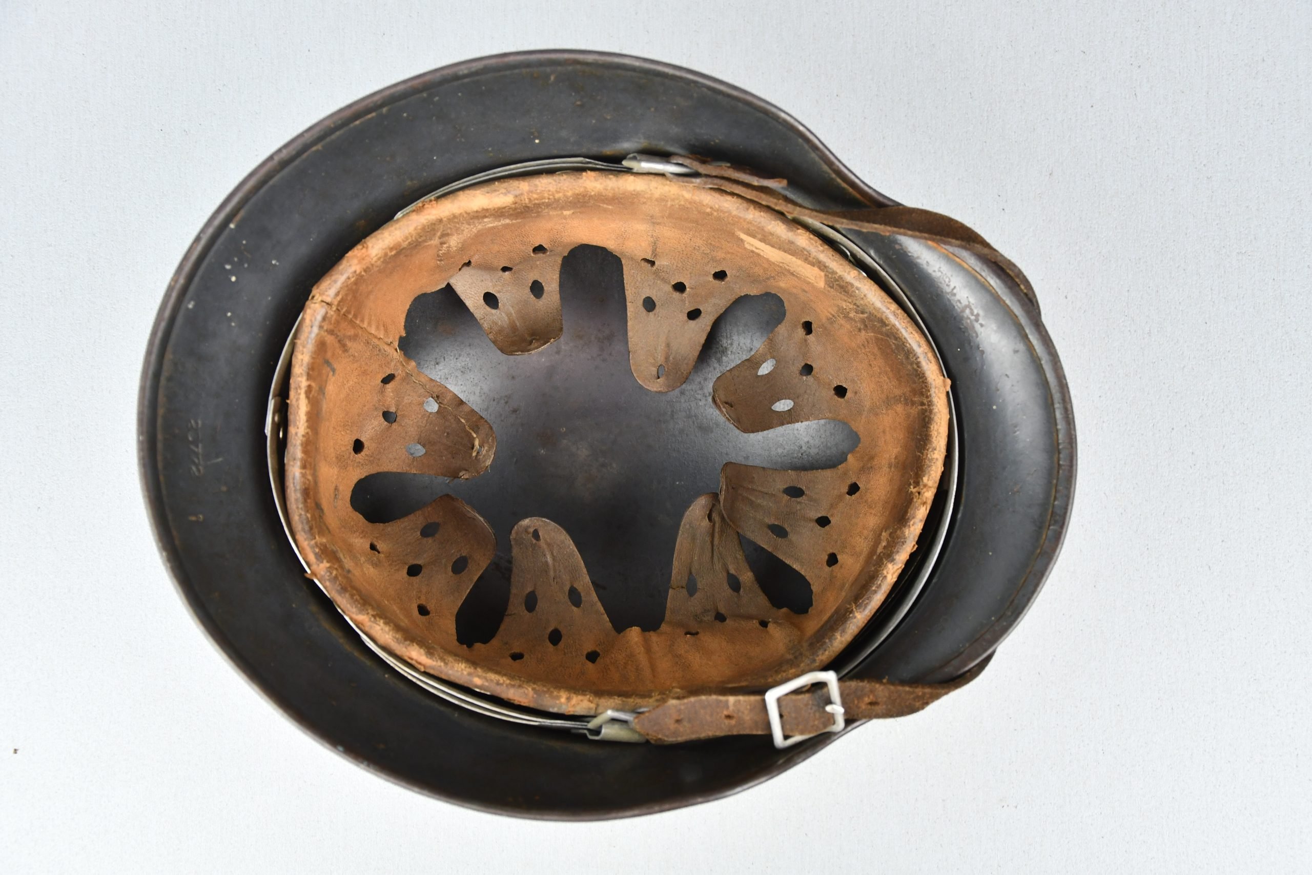 M35 Luftwaffe double decal 'Normandy' camouflage helmet SE64 1939 — image 10