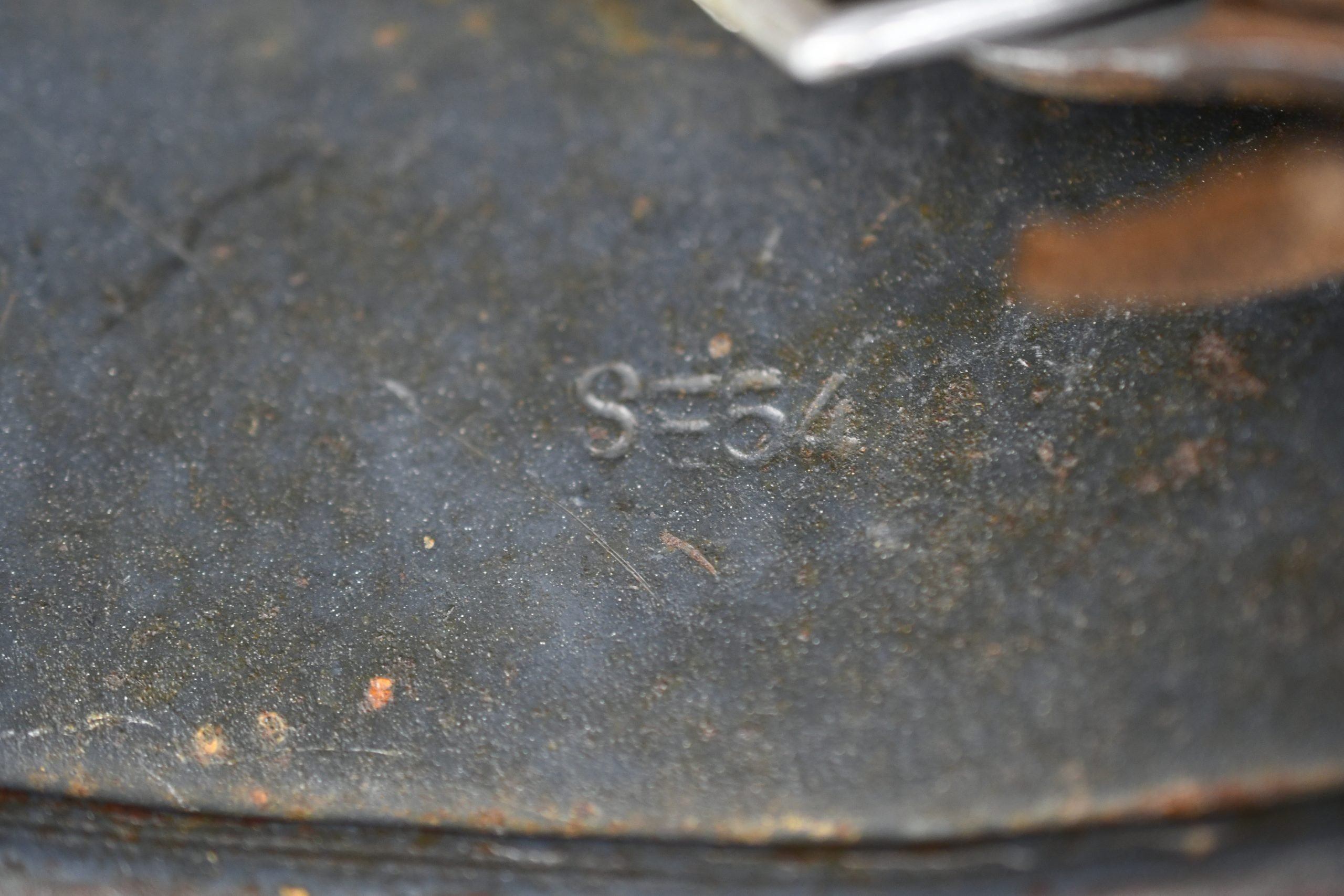 M35 Luftwaffe double decal 'Normandy' camouflage helmet SE64 1939 — image 14