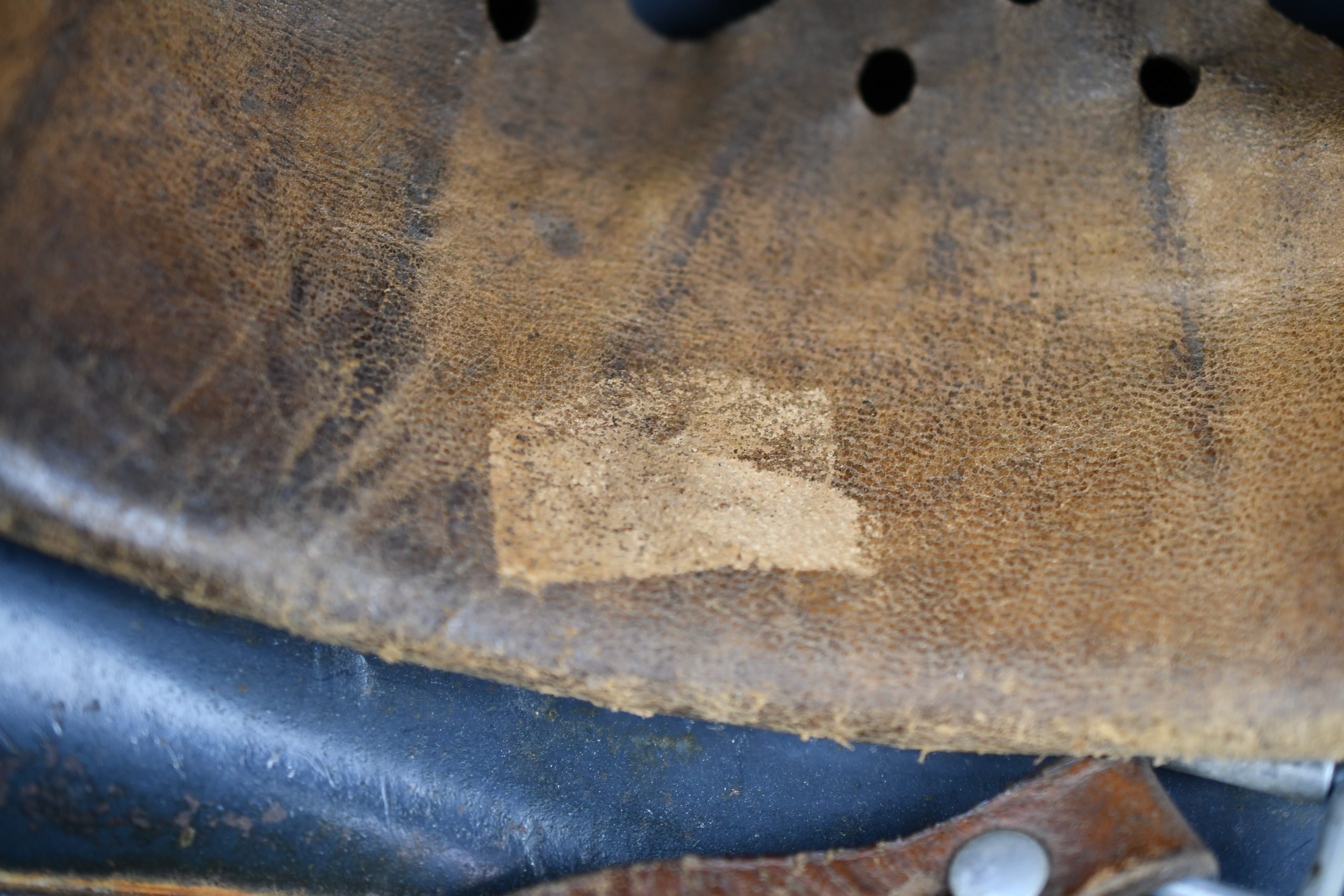 M35 Luftwaffe double decal 'Normandy' camouflage helmet SE64 1939 — image 16