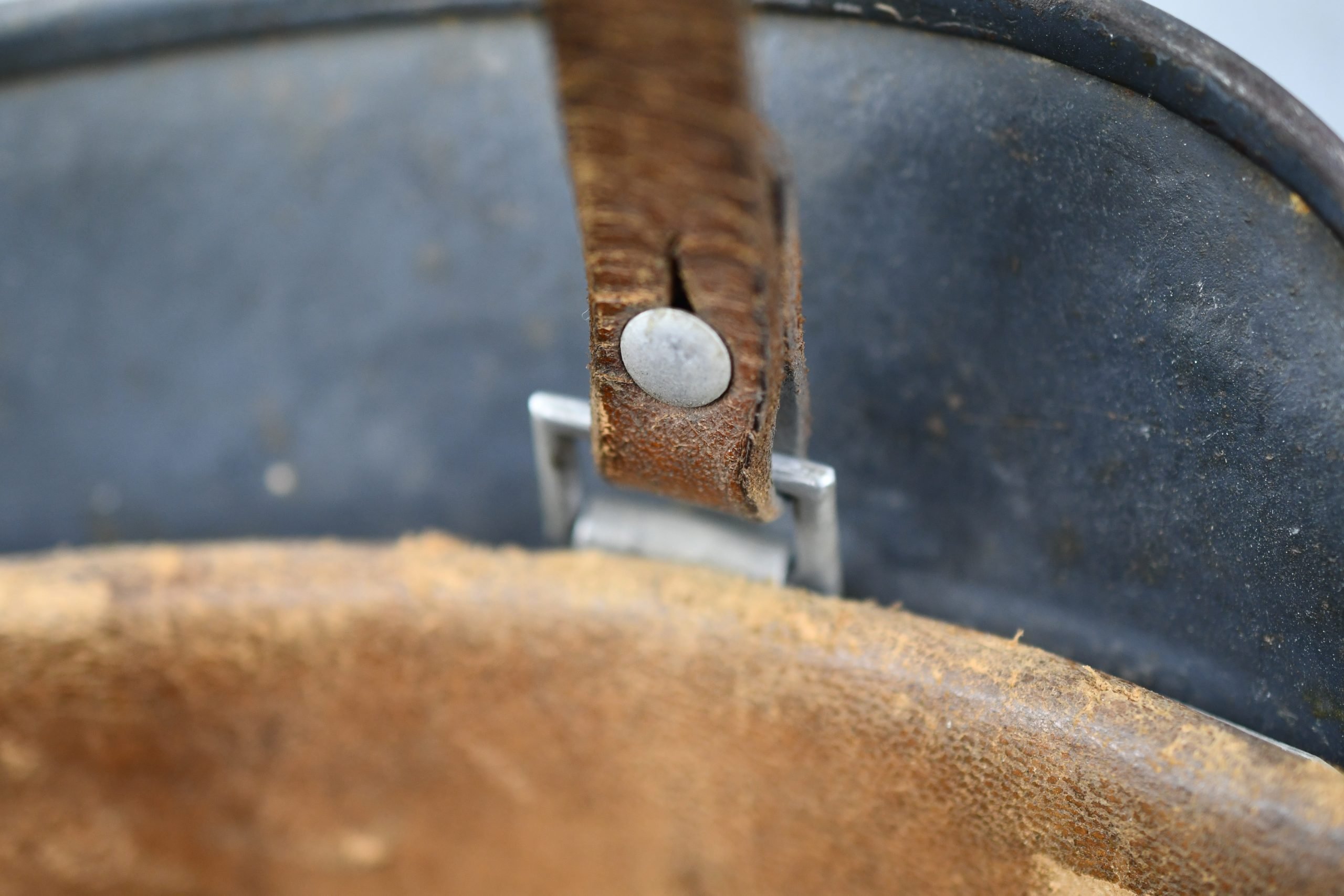 M35 Luftwaffe double decal 'Normandy' camouflage helmet SE64 1939 — image 19