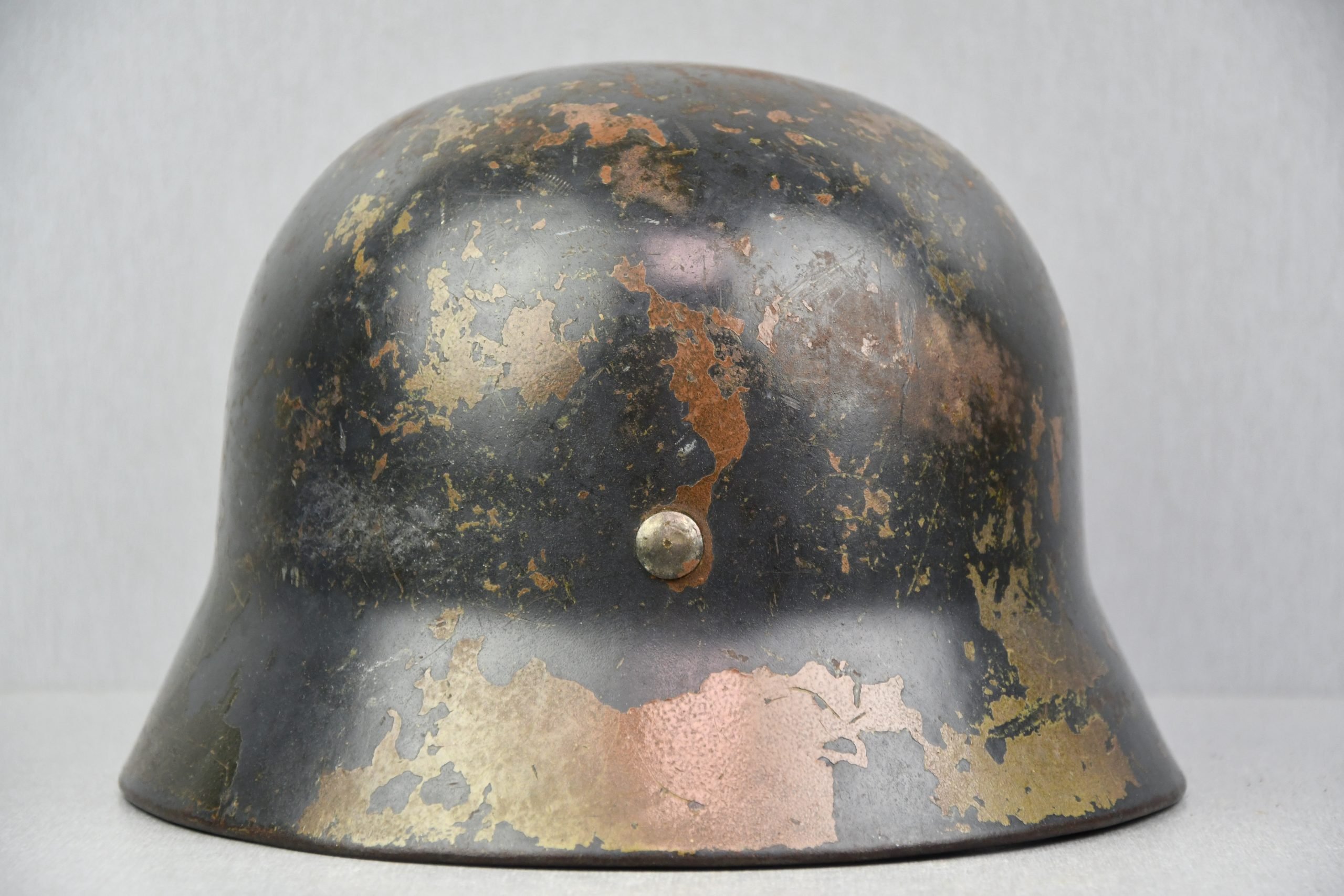 M35 Luftwaffe double decal 'Normandy' camouflage helmet SE64 1939 — image 7