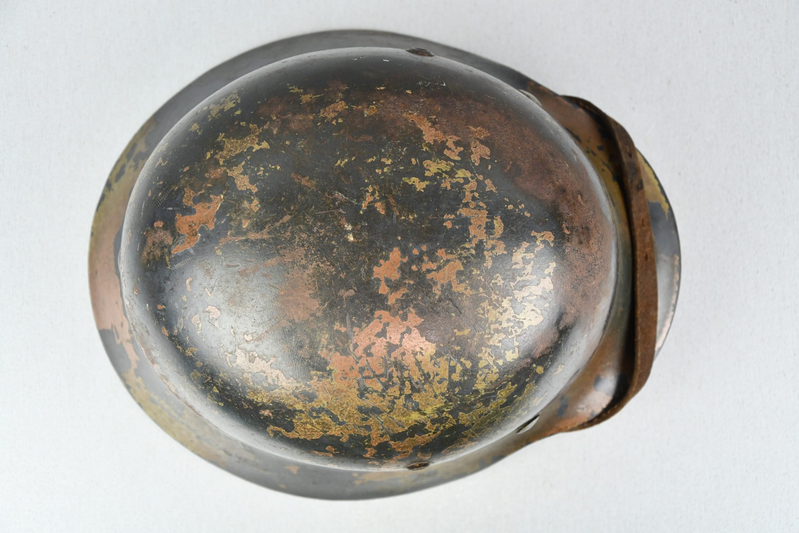 M35 Luftwaffe double decal 'Normandy' camouflage helmet SE64 1939 — image 9