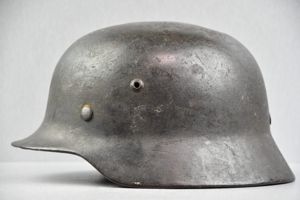 M35 Luftwaffe double decal camouflage helmet 1937