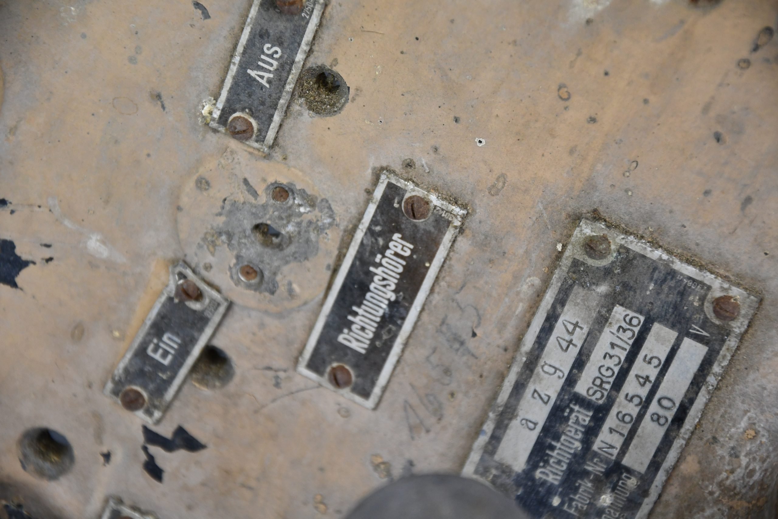 Luftwaffe anti-aircraft search light 'flakscheinwerfer' control panel by azg 1944 — image 4