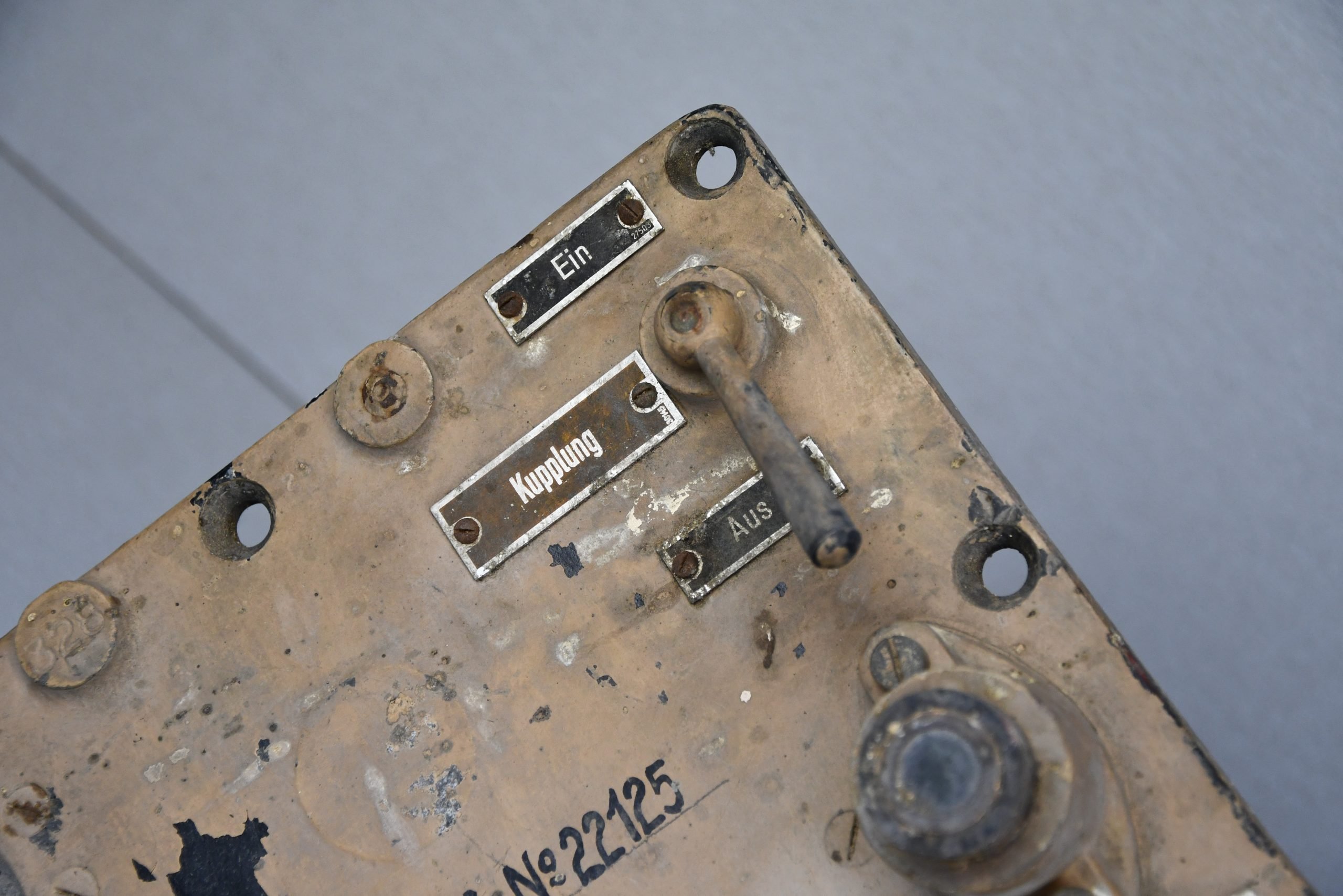 Luftwaffe anti-aircraft search light 'flakscheinwerfer' control panel by azg 1944 — image 6