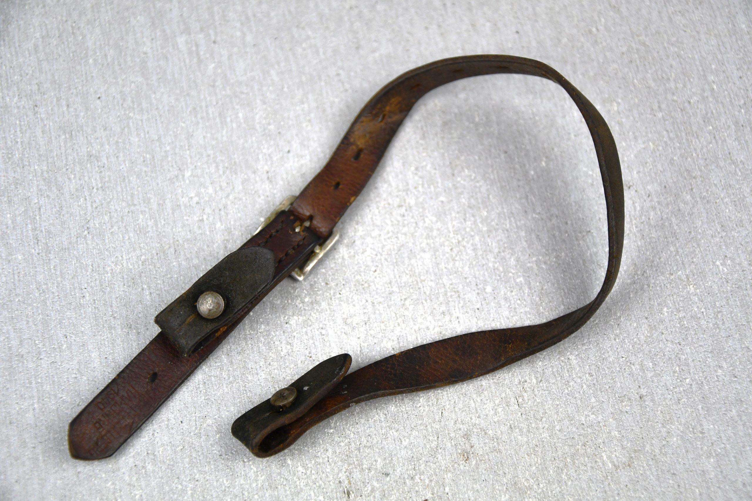 German helmet chin strap by Sachs & Deisselberg 1940 — image 3