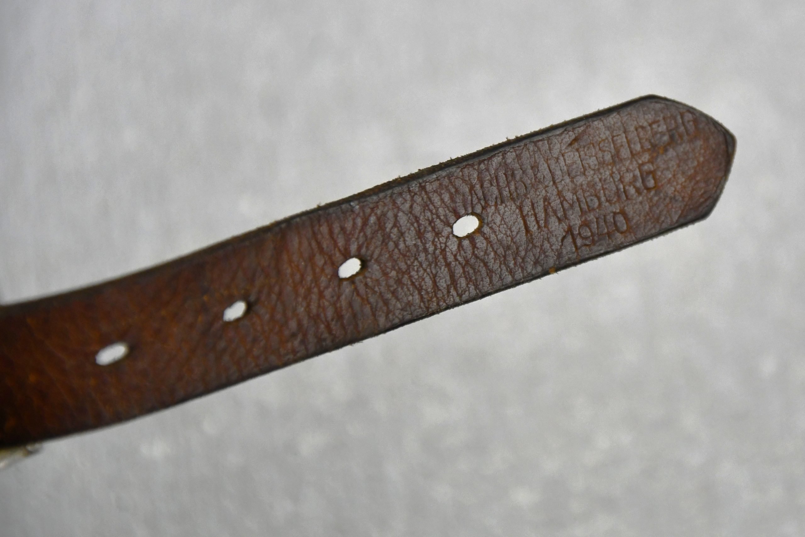 German helmet chin strap by Sachs & Deisselberg 1940 — image 5