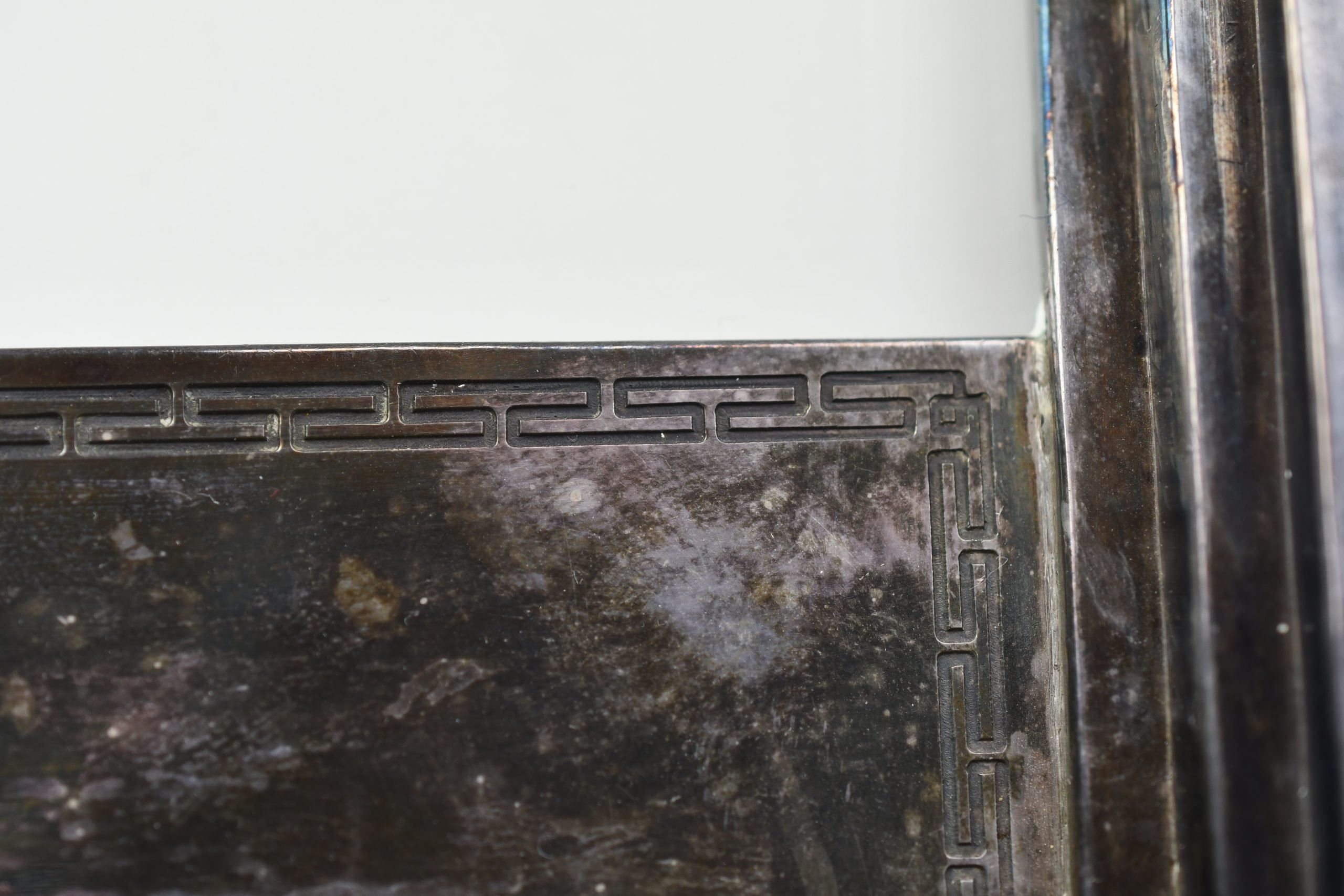 RARE Original Adolf Hitler formal pattern silver 925 photo frame by Franz and Hermann Wandinger 24 x 34 — image 12