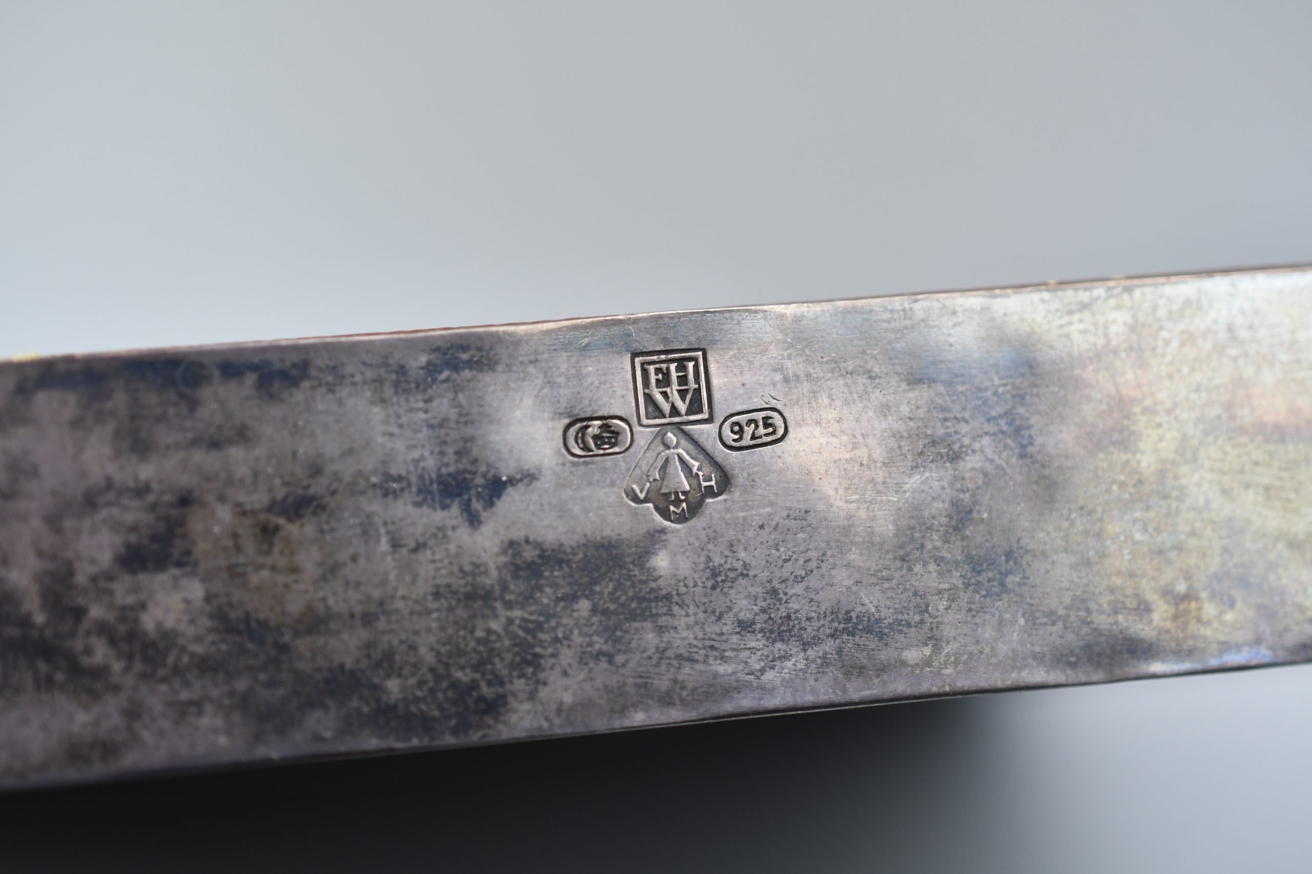 RARE Original Adolf Hitler formal pattern silver 925 photo frame by Franz and Hermann Wandinger 24 x 34 — image 13