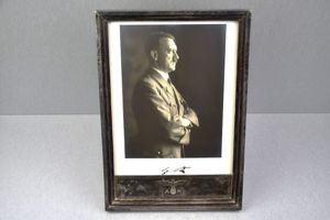 RARE Original Adolf Hitler formal pattern silver 925 photo frame …
