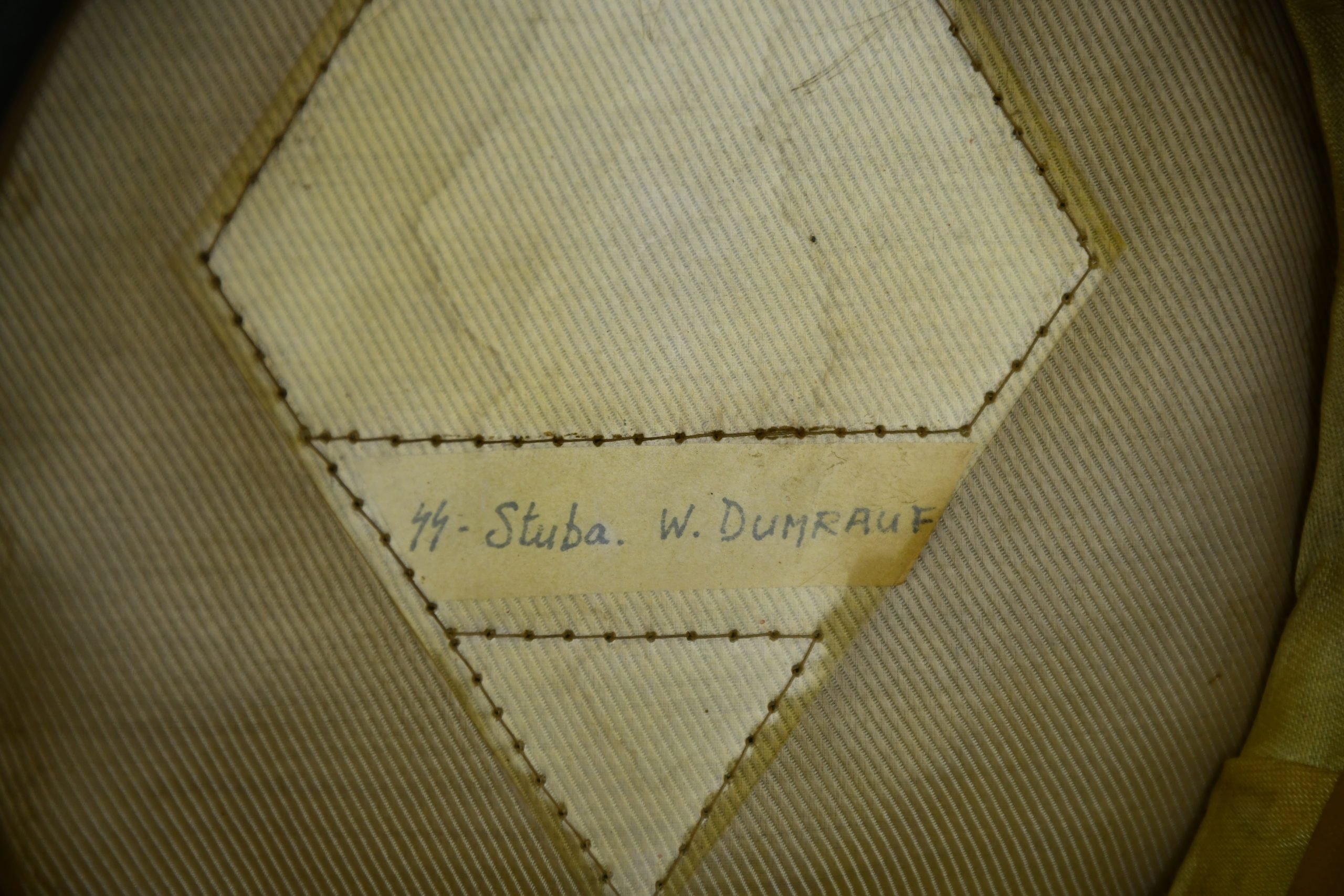 Waffen-SS 'Kleiderklasse' officer visor cap named — image 14