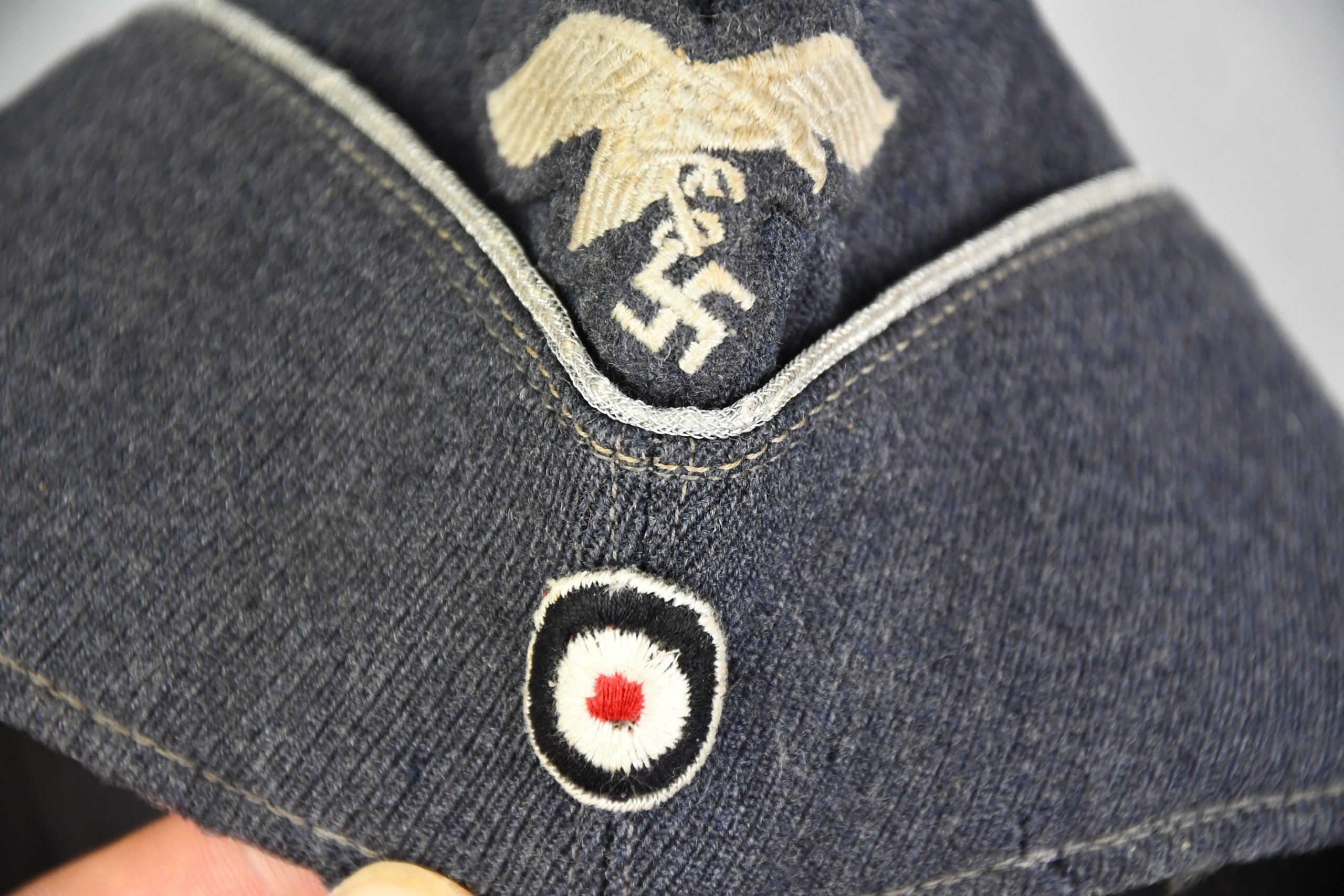 Luftwaffe officer overseas cap 'Schiffchen für Offiziere'in tricot wool — image 10
