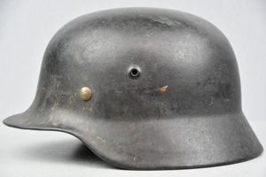 M40 Luftwaffe single decal steel helmet SE64
