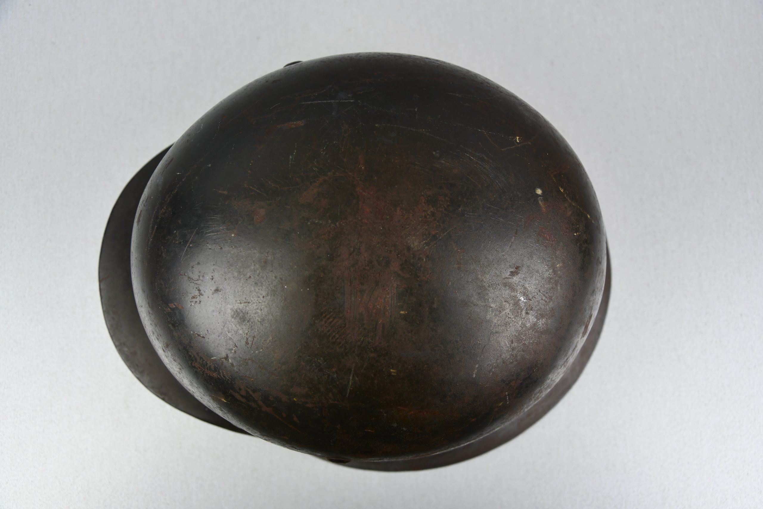 M35 Luftwaffe double decal steel helmet ET68 1939 unit marked — image 7