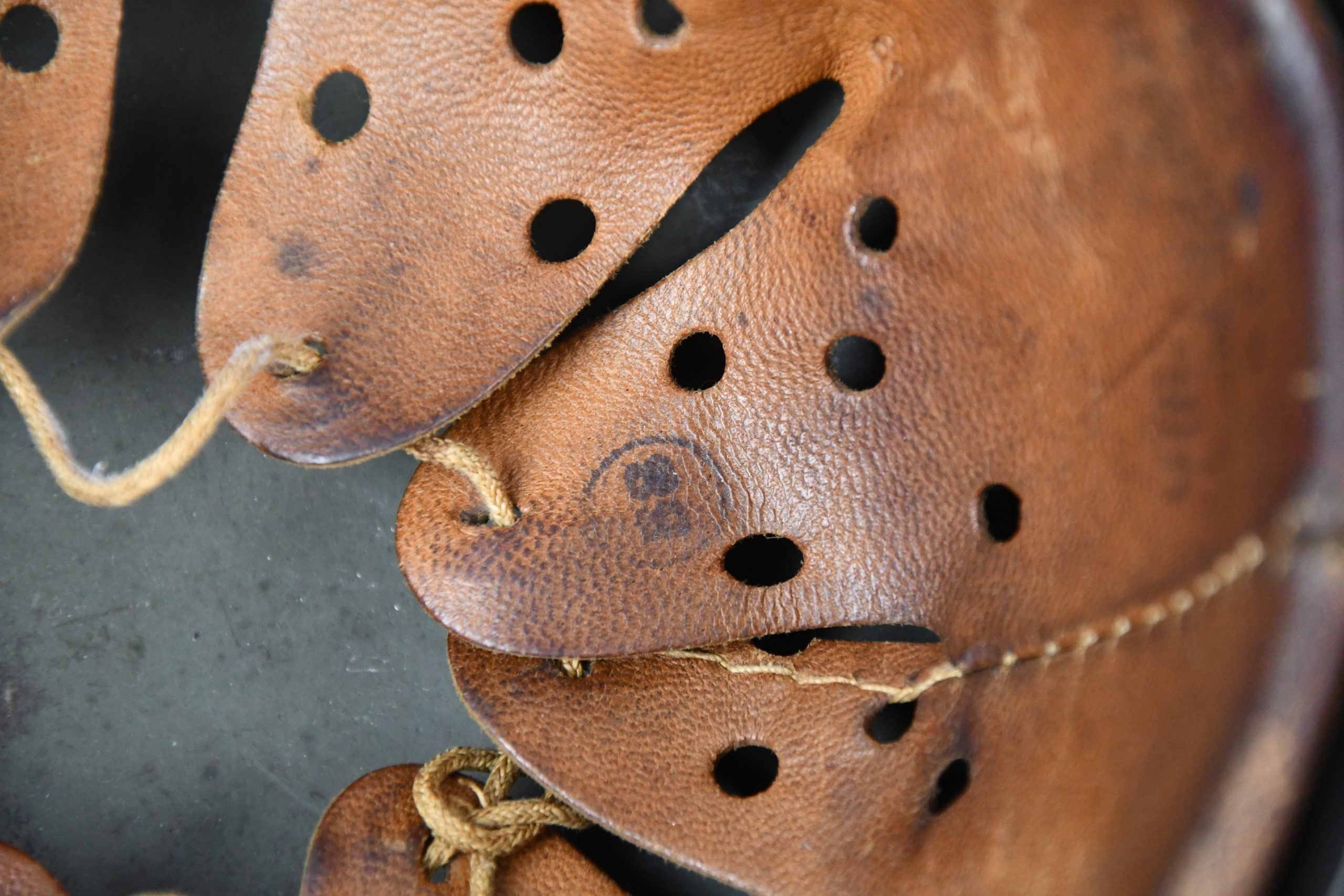 M35 army (heer) single decal 'overpaint' steel helmet Q68 named and unit marked — image 12