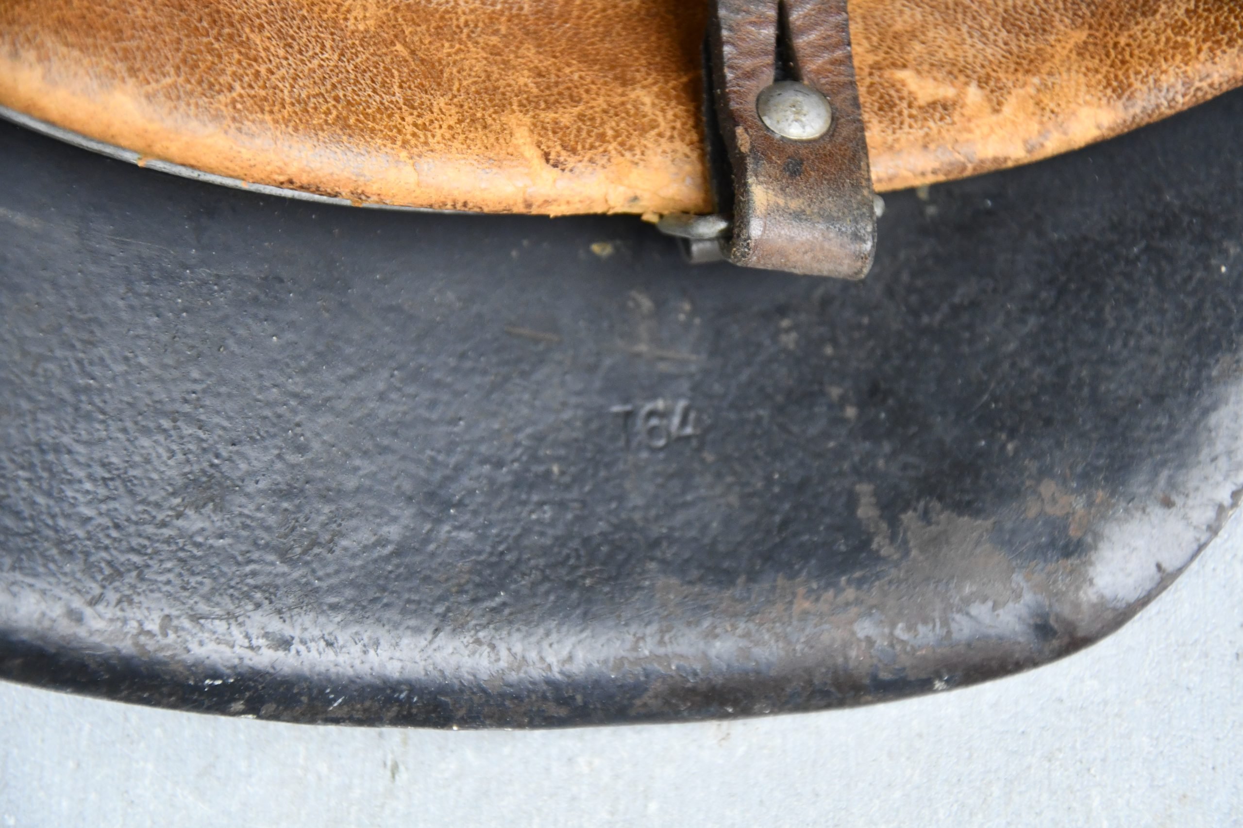 M42 Luftwaffe single decal steel helmet ET64 — image 13