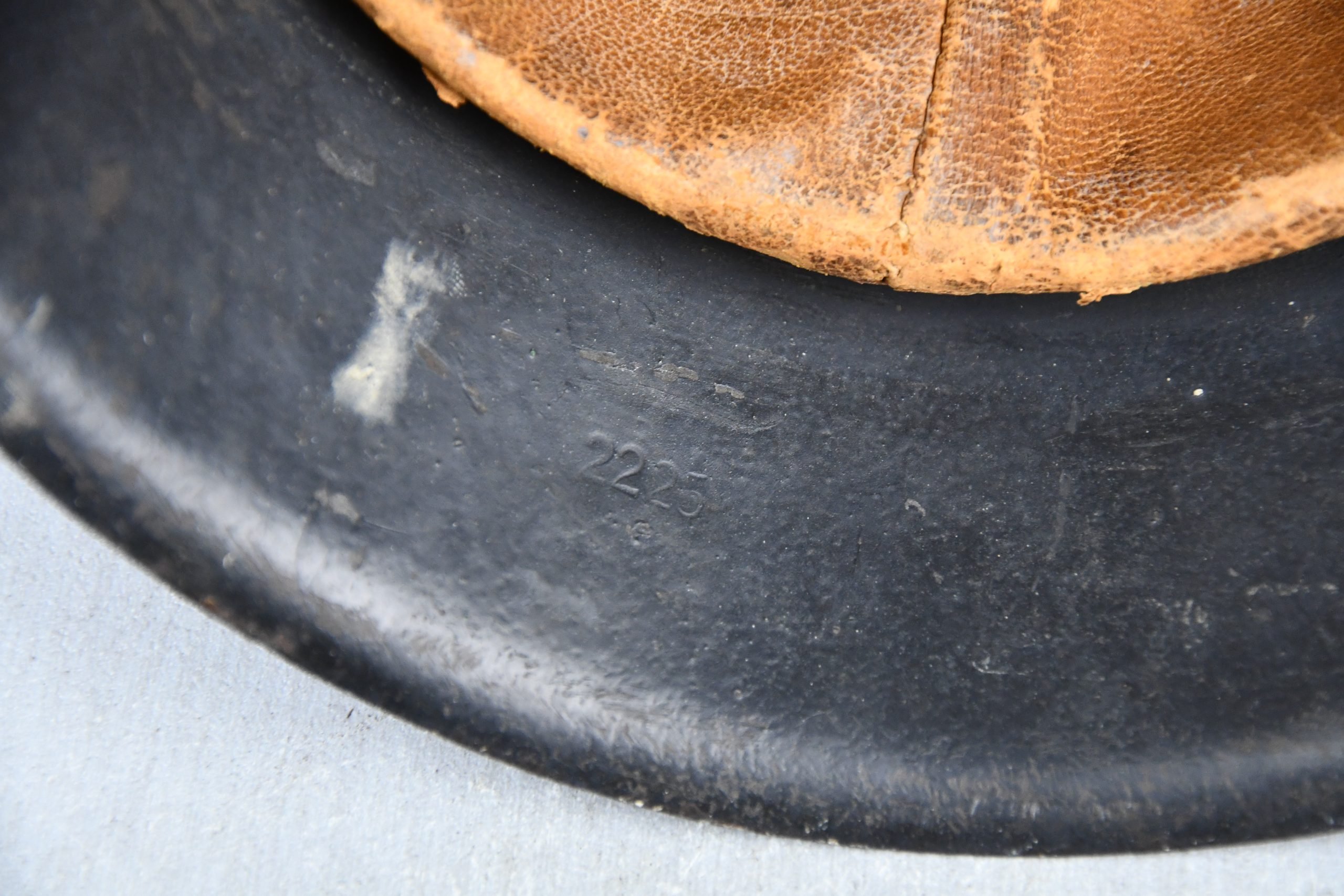 M42 Luftwaffe single decal steel helmet ET64 — image 15