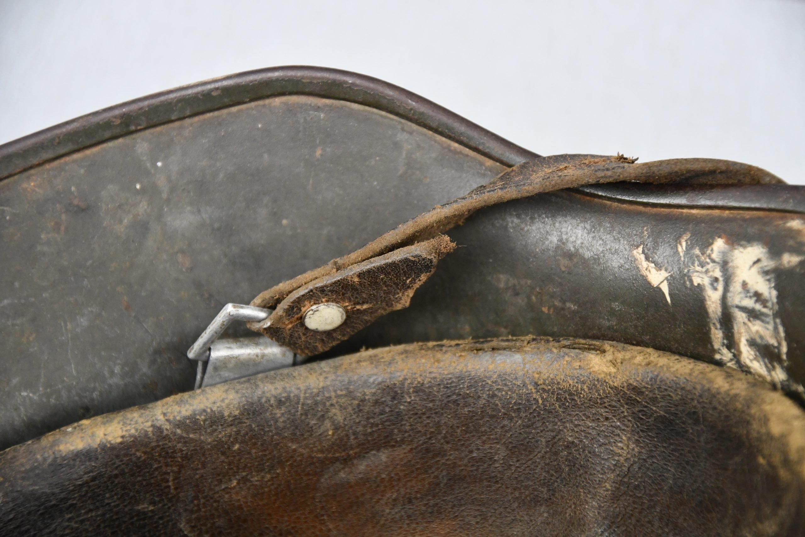 M35 army (Heer) ex-double decal 'overpaint' steel helmet Q64 — image 14