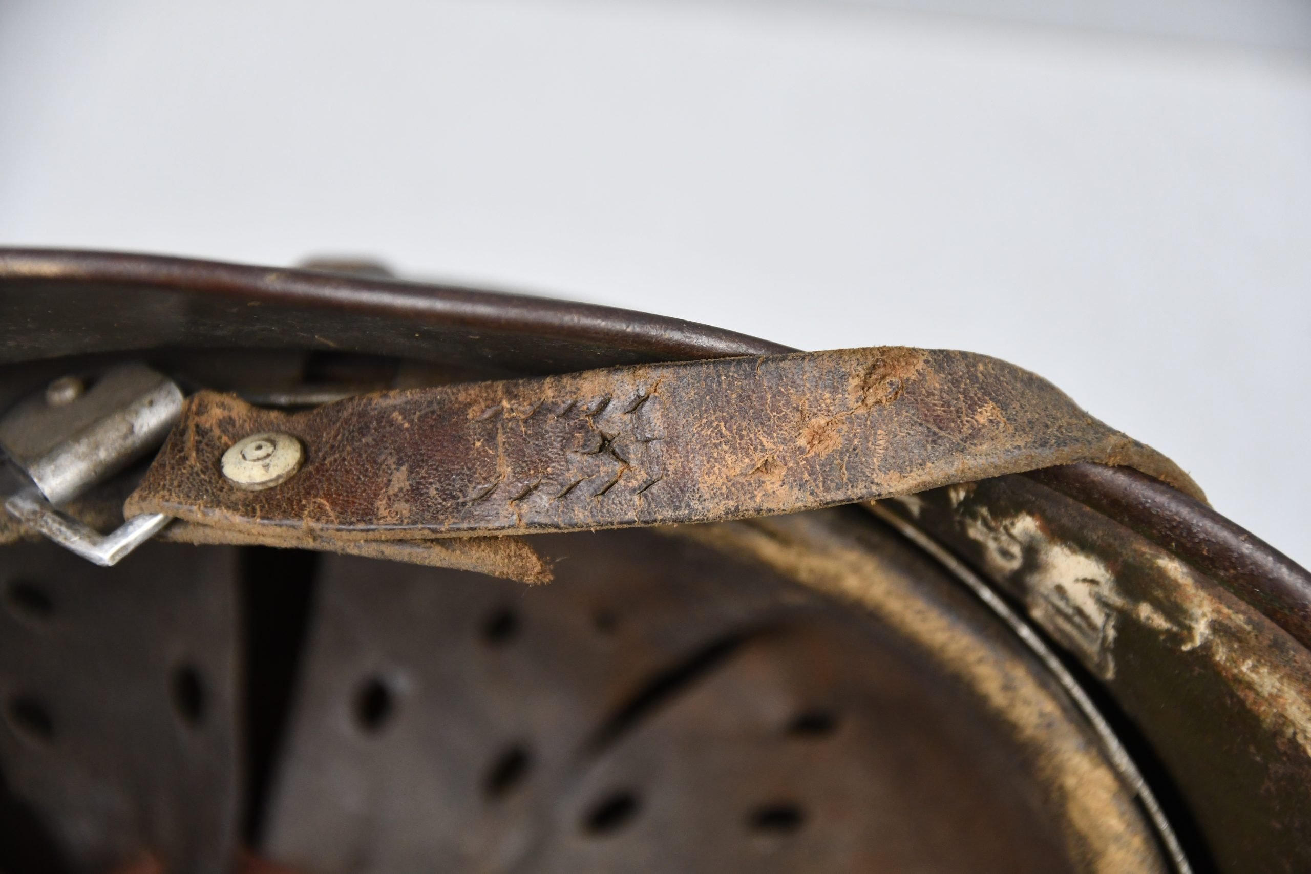 M35 army (Heer) ex-double decal 'overpaint' steel helmet Q64 — image 15