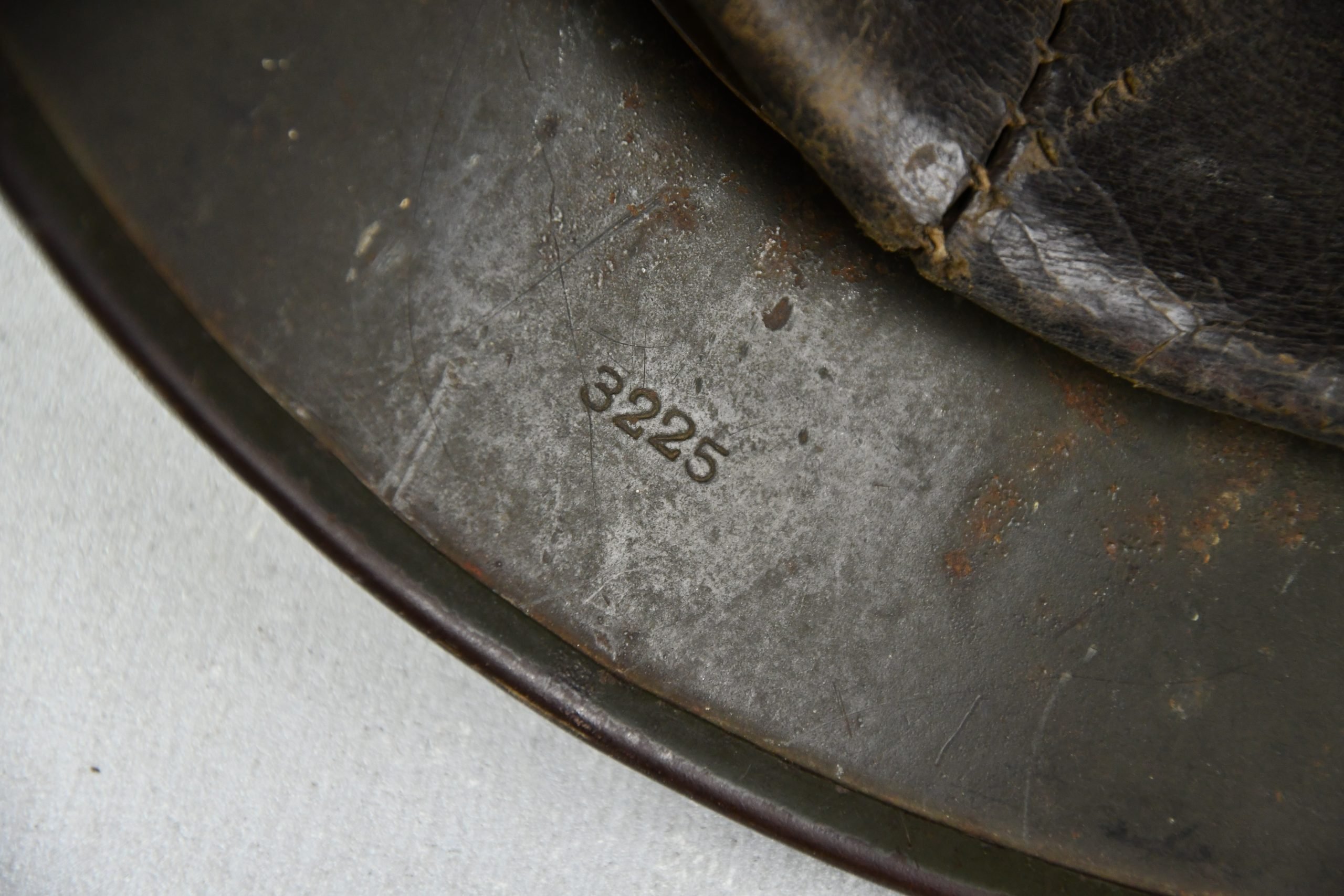 M35 army (Heer) ex-double decal 'overpaint' steel helmet Q64 — image 17