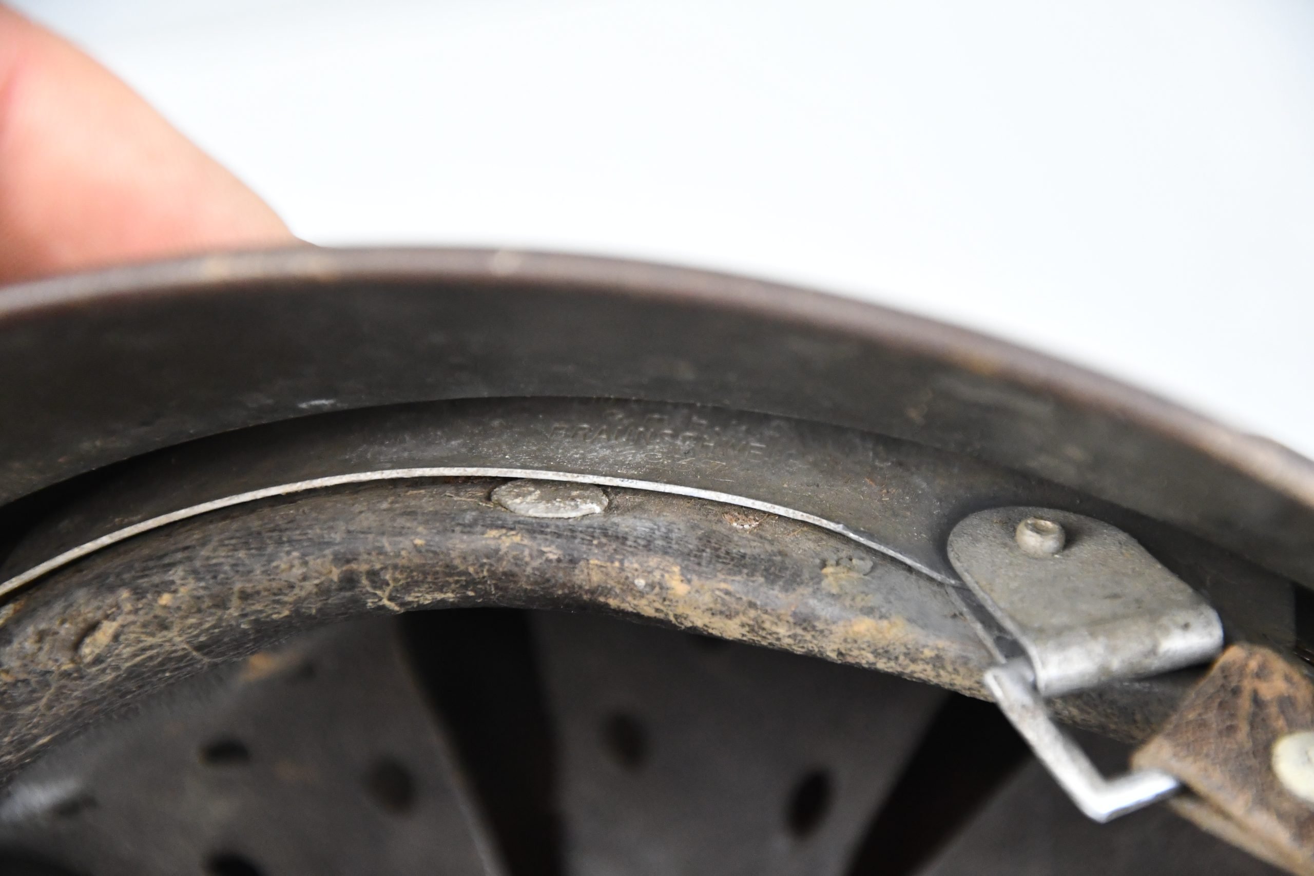 M35 army (Heer) ex-double decal 'overpaint' steel helmet Q64 — image 21