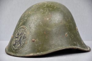 WW2 M27 Dutch army steel helmet