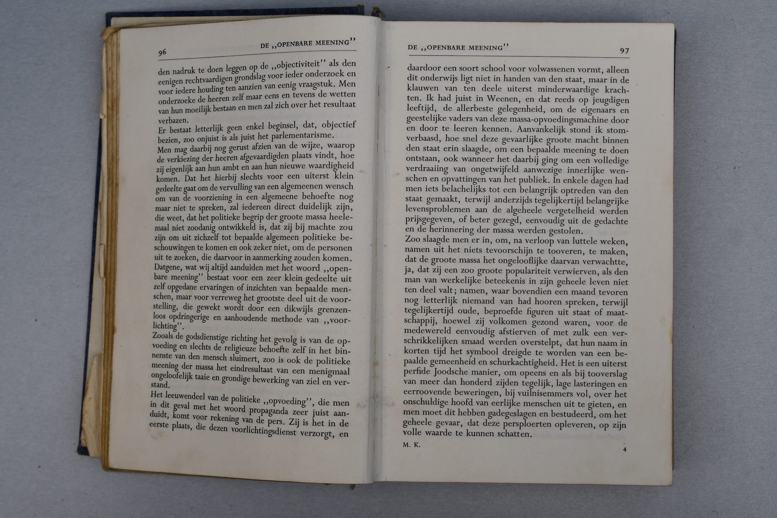 Dutch Adolf Hitler's Mein Kampf 'Mijn Kamp' printed in Amsterdam — image 10