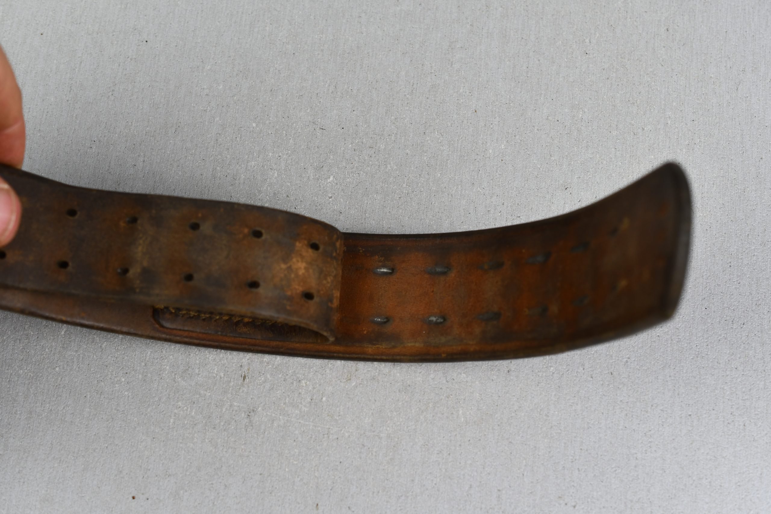 Wehrmacht leather equipment belt with ca. 1942 — image 5