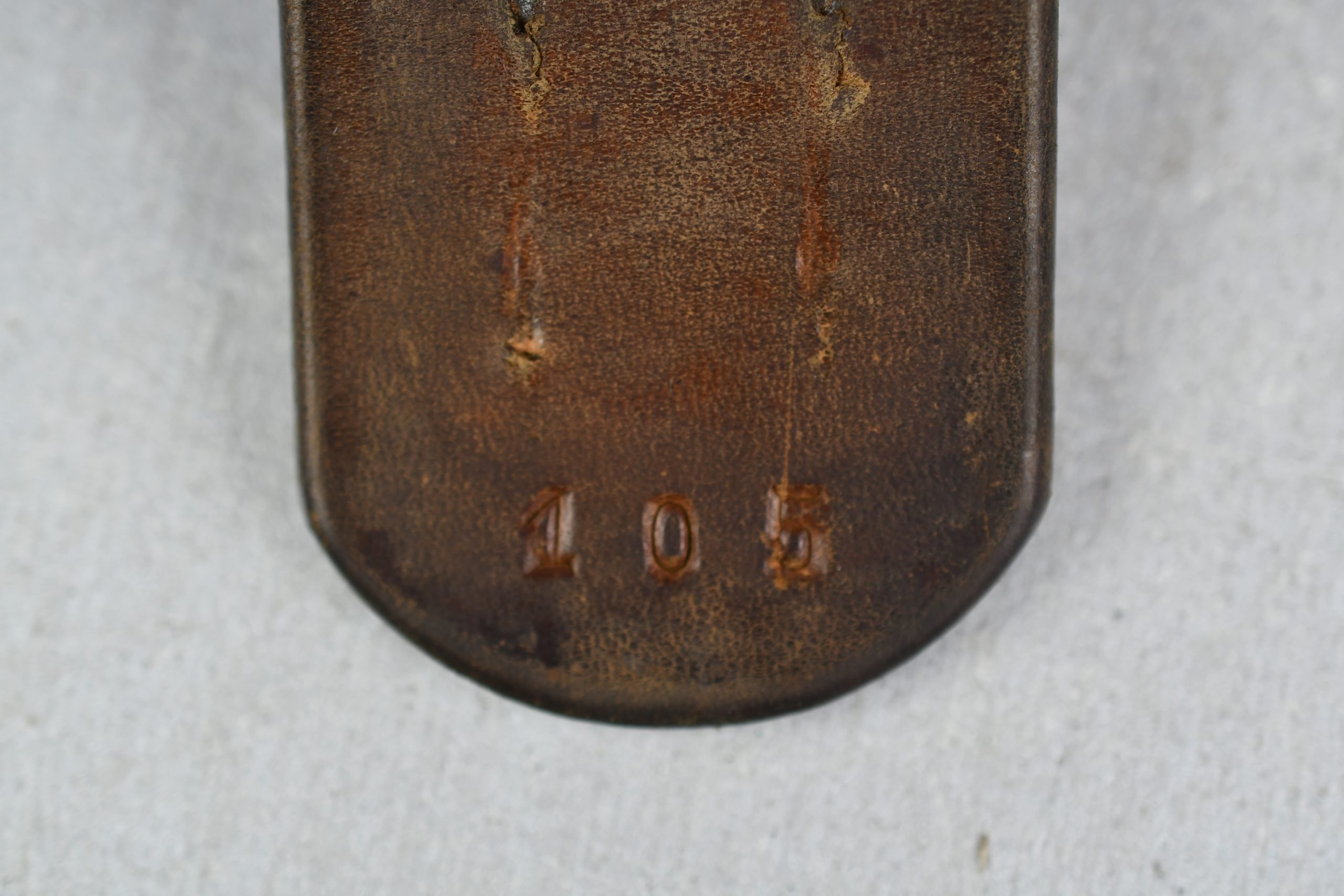 Wehrmacht leather equipment belt with ca. 1942 — image 6