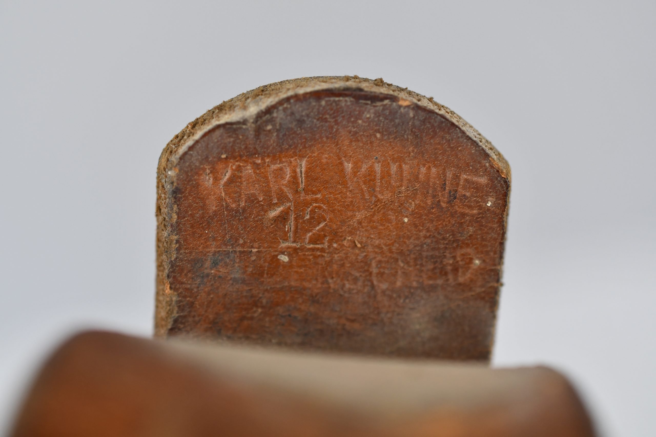 Early Wehrmacht equipment belt with aluminum hook by Karl Kuhne 1938 — image 4