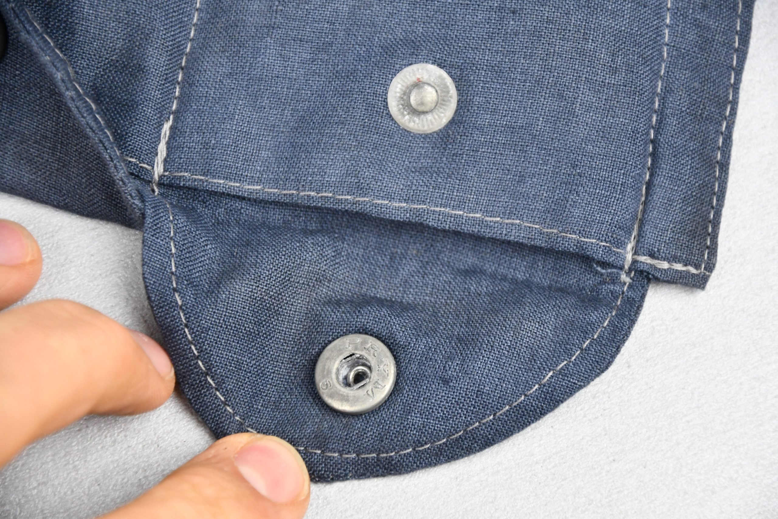 Fallschirmjäger K98 ammunition bandoleer in blue color by Franz Lotz 1940 — image 3