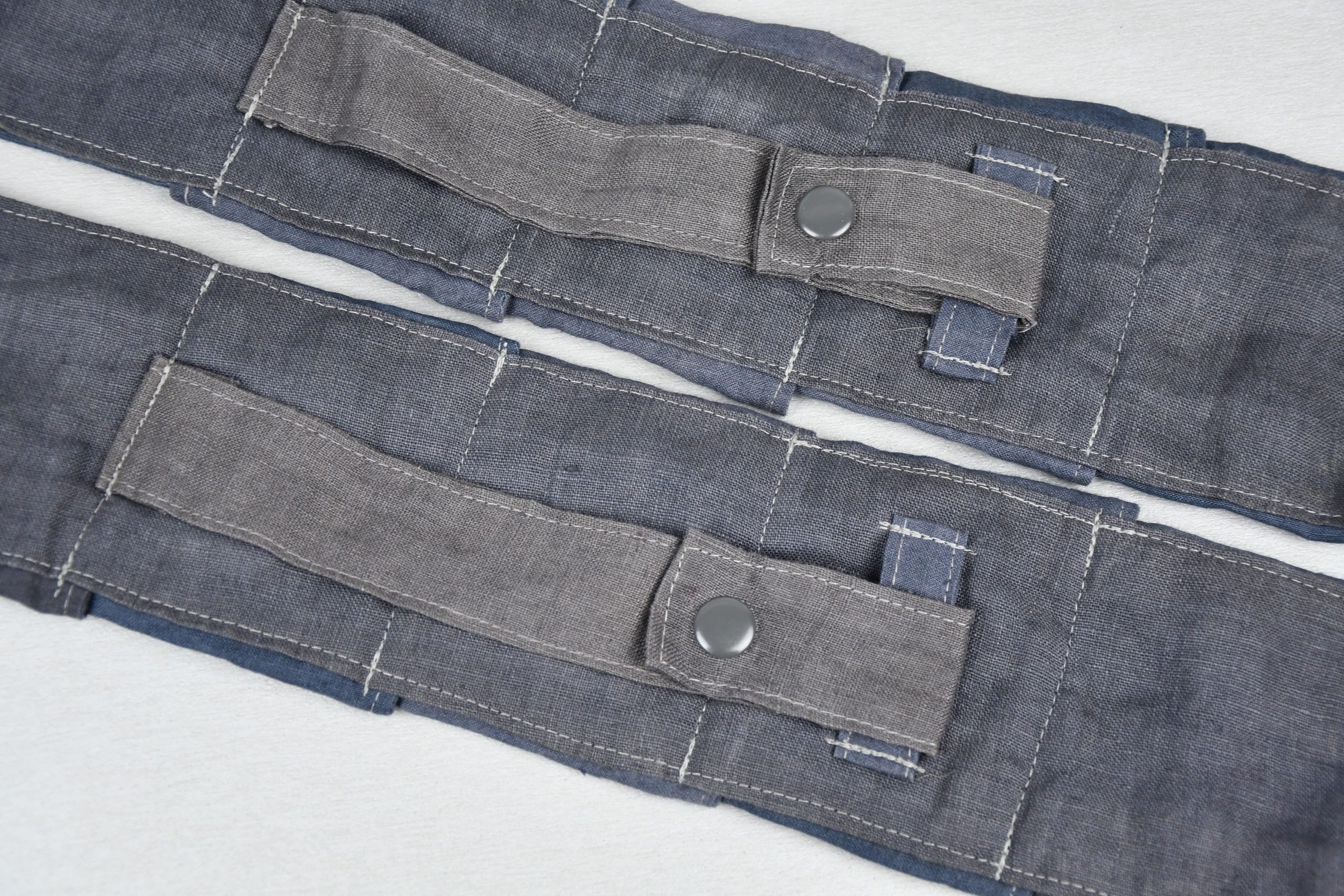 Fallschirmjäger K98 ammunition bandoleer in blue color by Franz Lotz 1940 — image 6