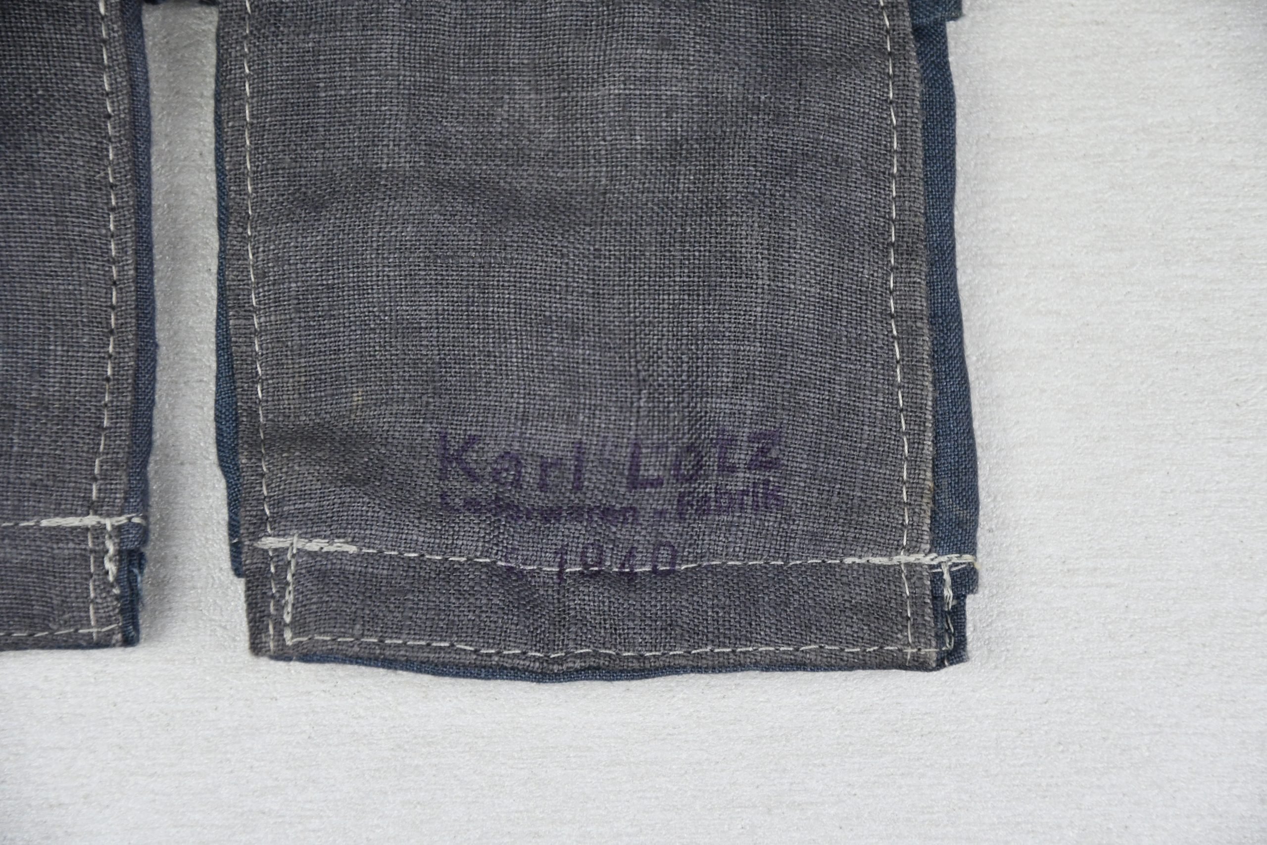 Fallschirmjäger K98 ammunition bandoleer in blue color by Franz Lotz 1940 — image 7