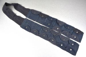 Fallschirmjäger K98 ammunition bandoleer in blue color by Franz Lotz …