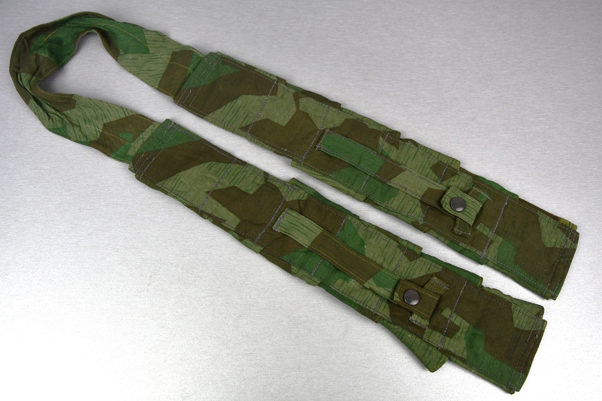 Fallschirmjäger K98 ammunition bandoleer in 'Splittertarn' with RBNr. — image 5