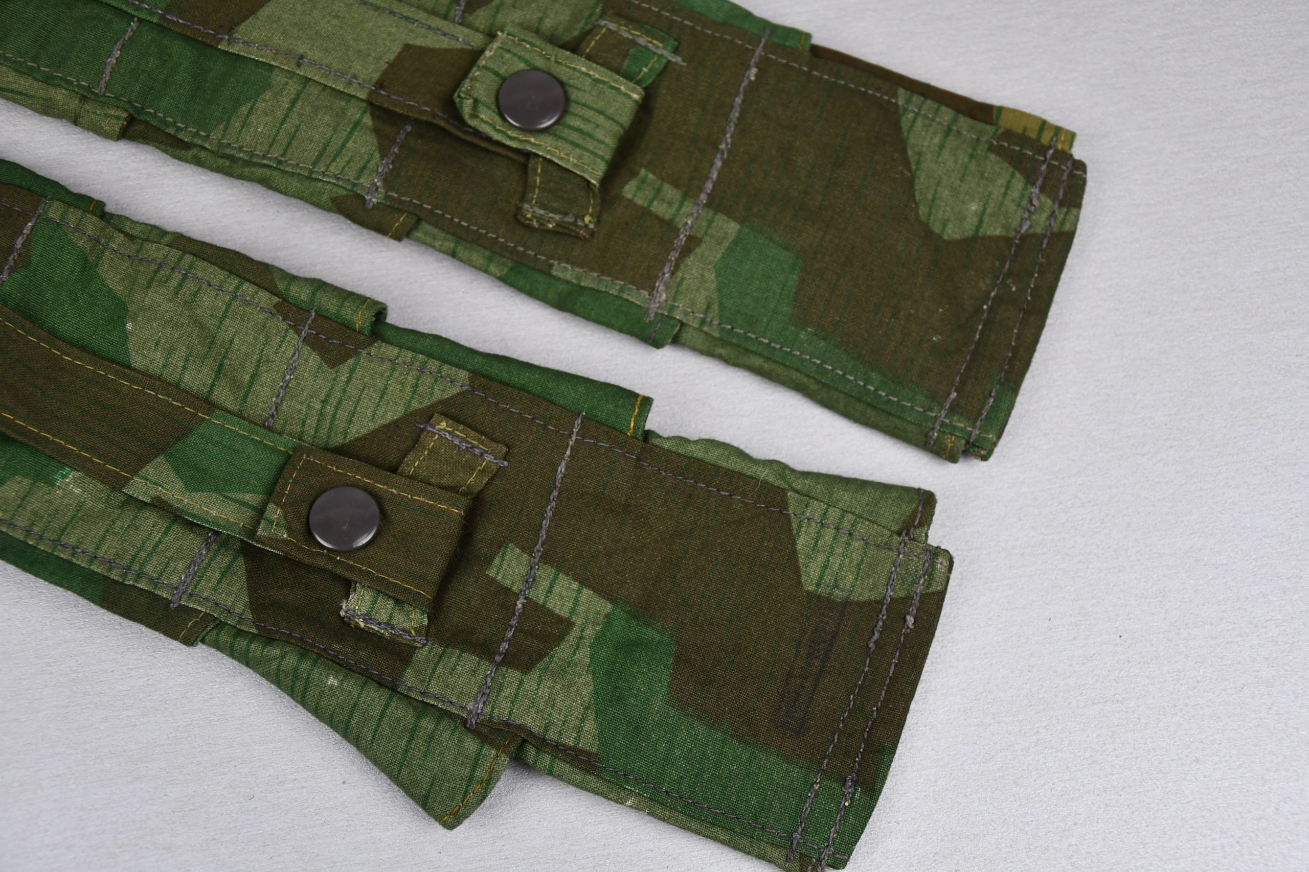 Fallschirmjäger K98 ammunition bandoleer in 'Splittertarn' with RBNr. — image 7