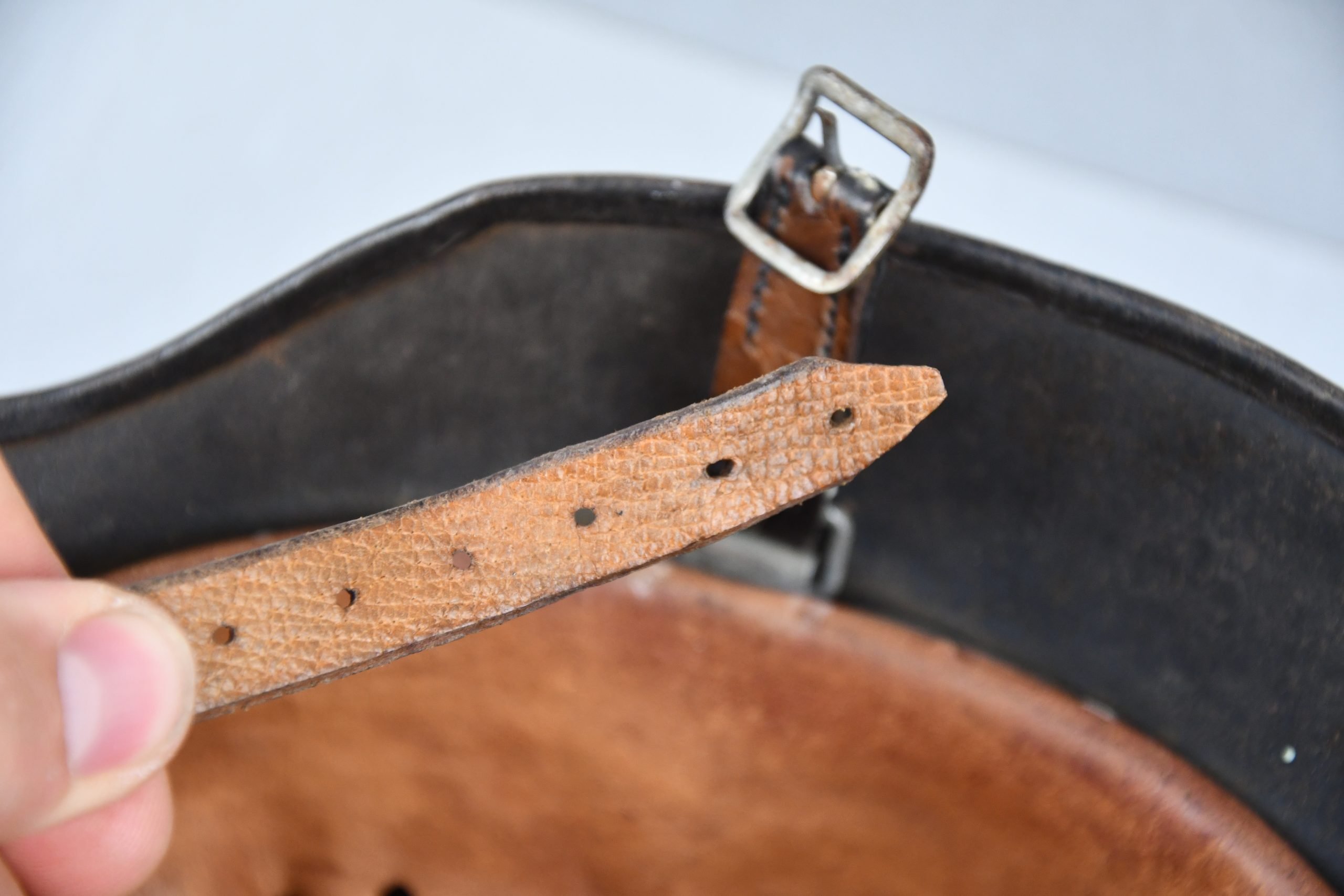 M40 Luftwaffe single decal steel helmet hkp64 — image 10