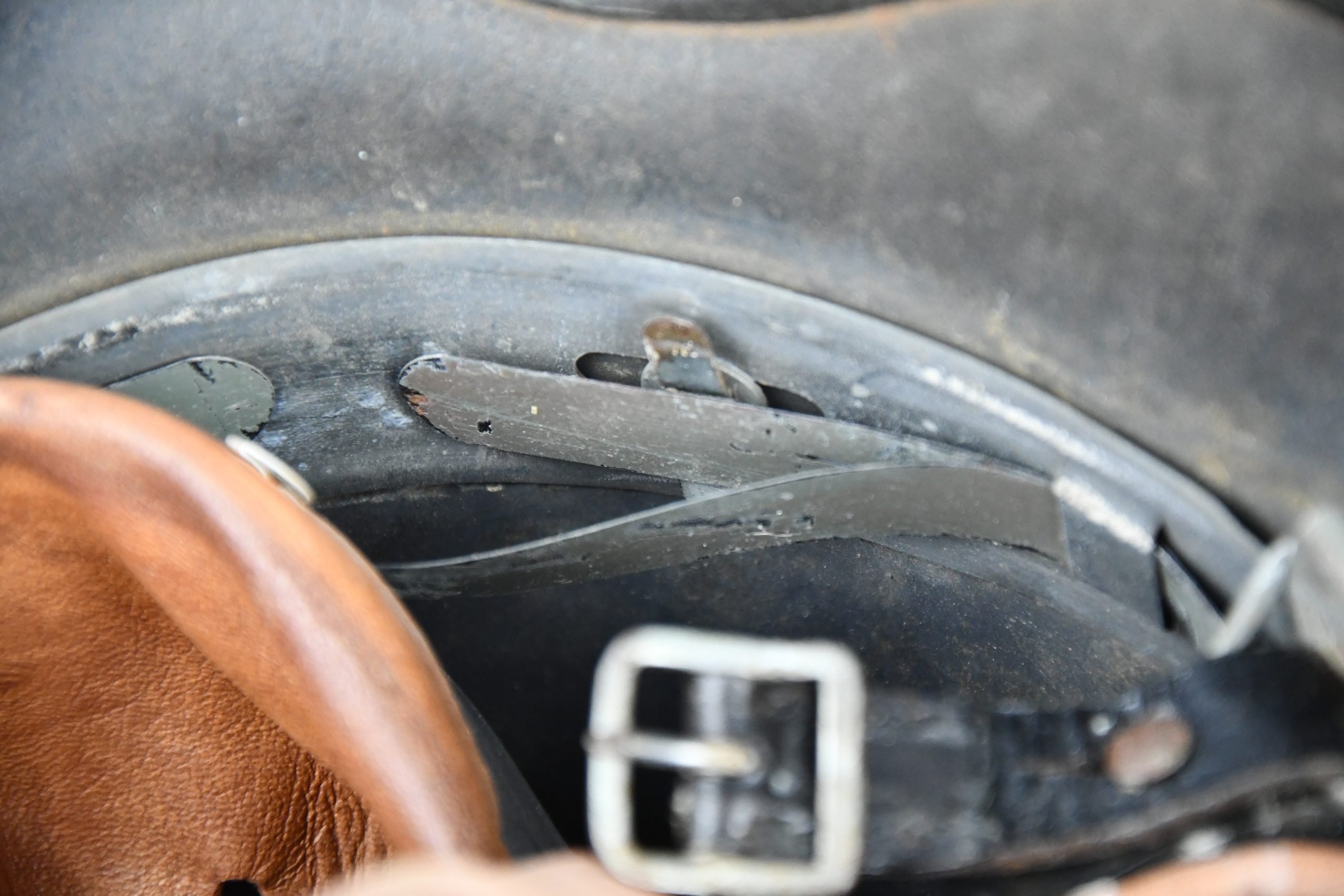 M40 Luftwaffe single decal steel helmet hkp64 — image 17