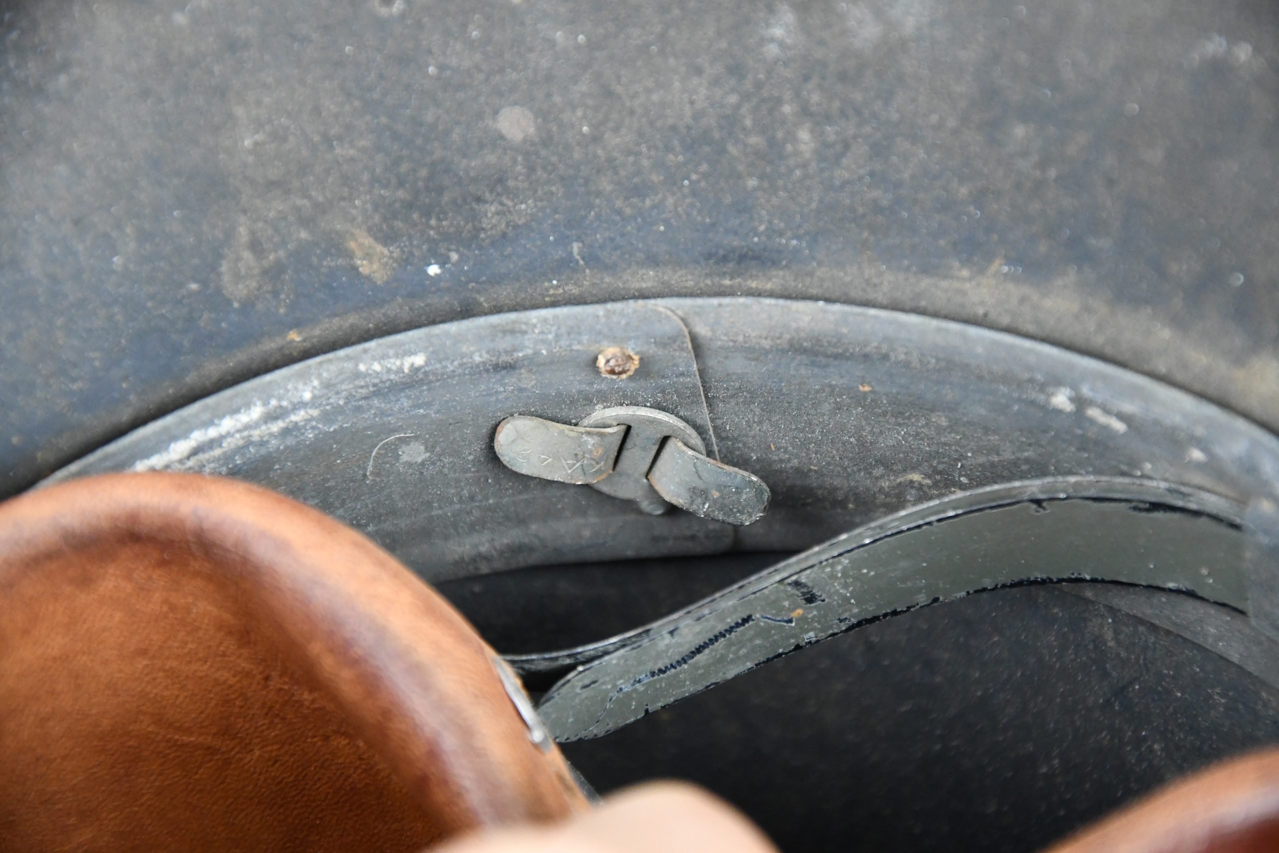 M40 Luftwaffe single decal steel helmet hkp64 — image 18