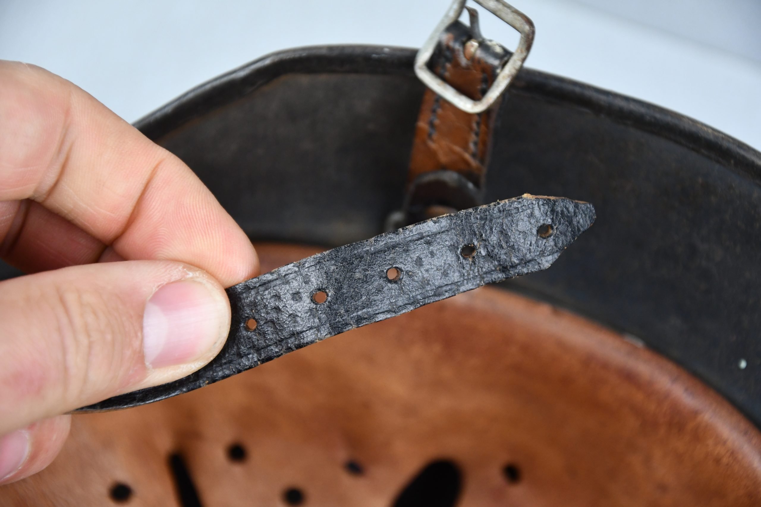 M40 Luftwaffe single decal steel helmet hkp64 — image 9