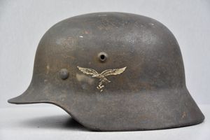 M40 Luftwaffe single decal steel helmet hkp64