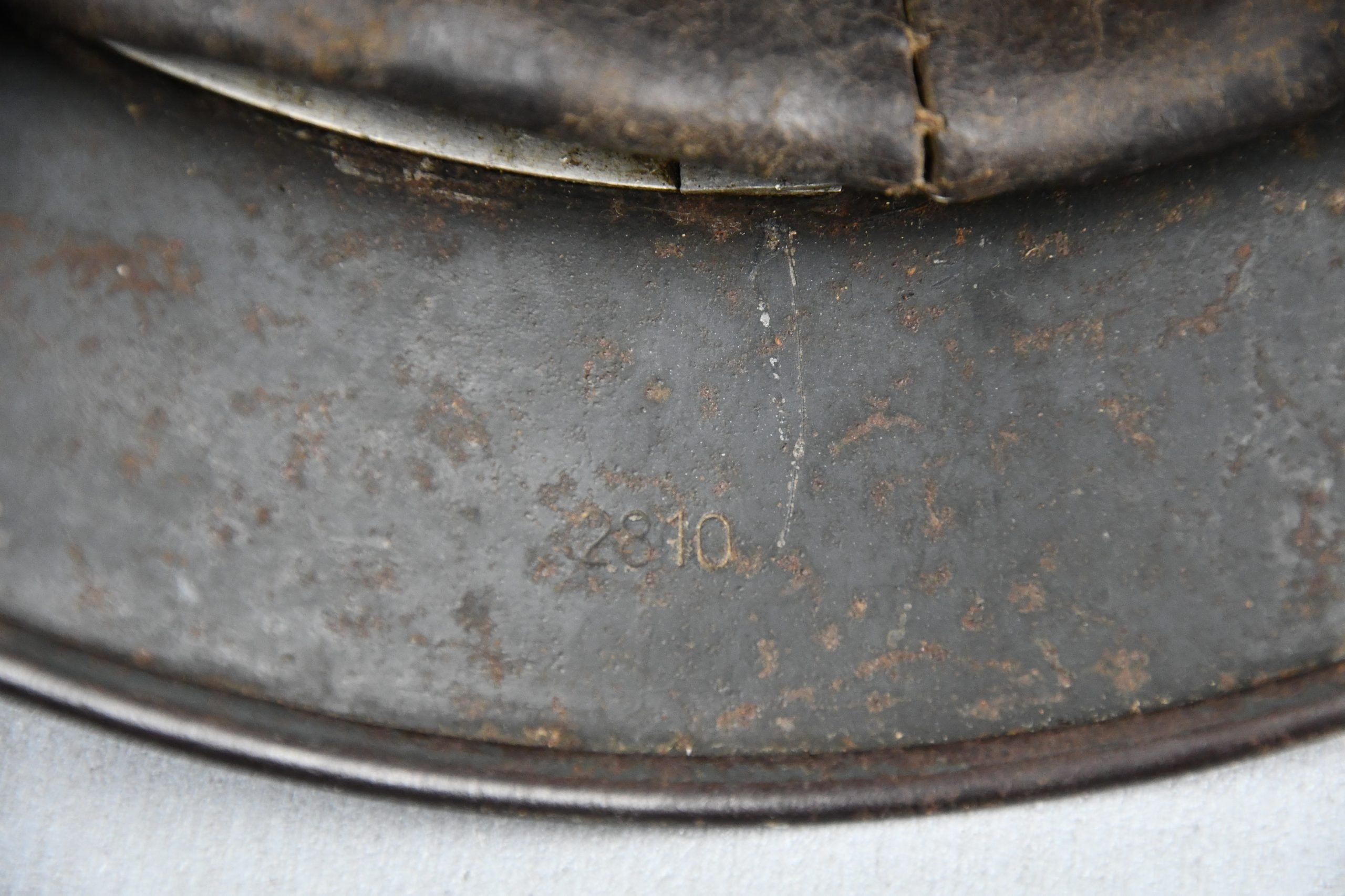 M35 Luftwaffe double decal steel helmet with droop tail eagle ET66 1935 — image 13