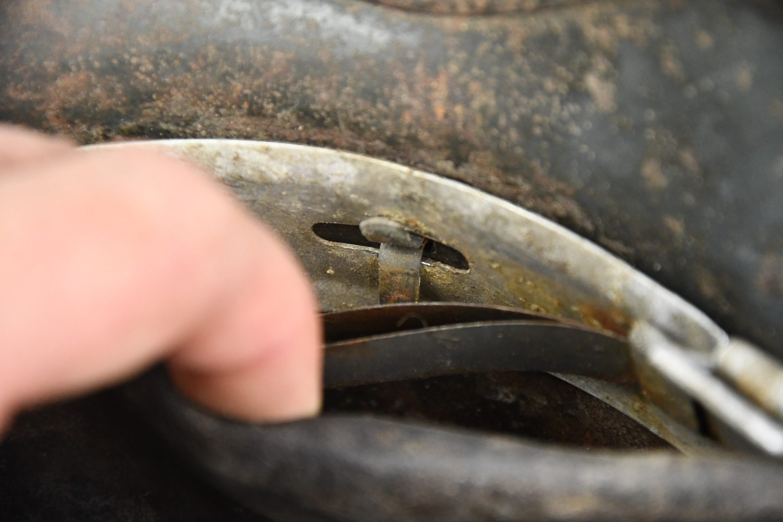 M35 Luftwaffe double decal steel helmet with droop tail eagle ET66 1935 — image 15