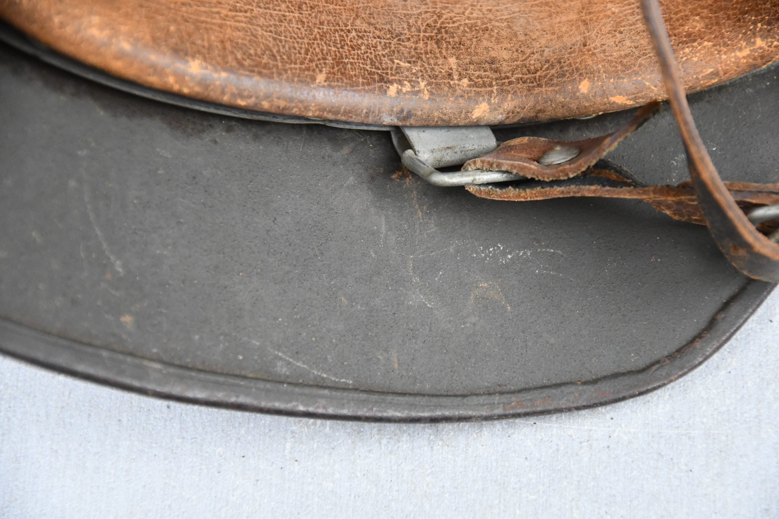 M35 Luftwaffe double decal steel helmet with droop tail eagle ET66 1935 — image 17