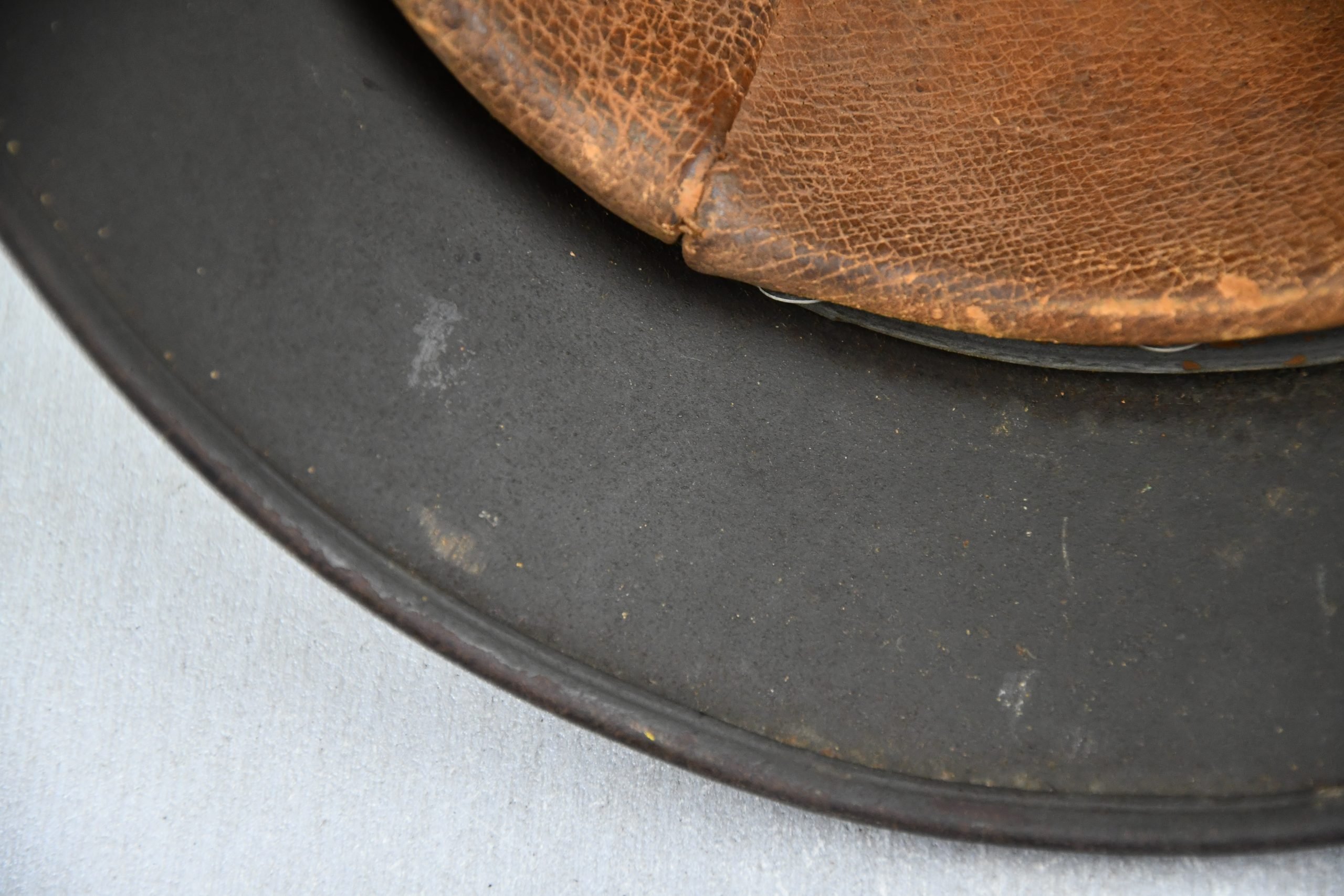 M35 Luftwaffe double decal steel helmet with droop tail eagle ET66 1935 — image 18